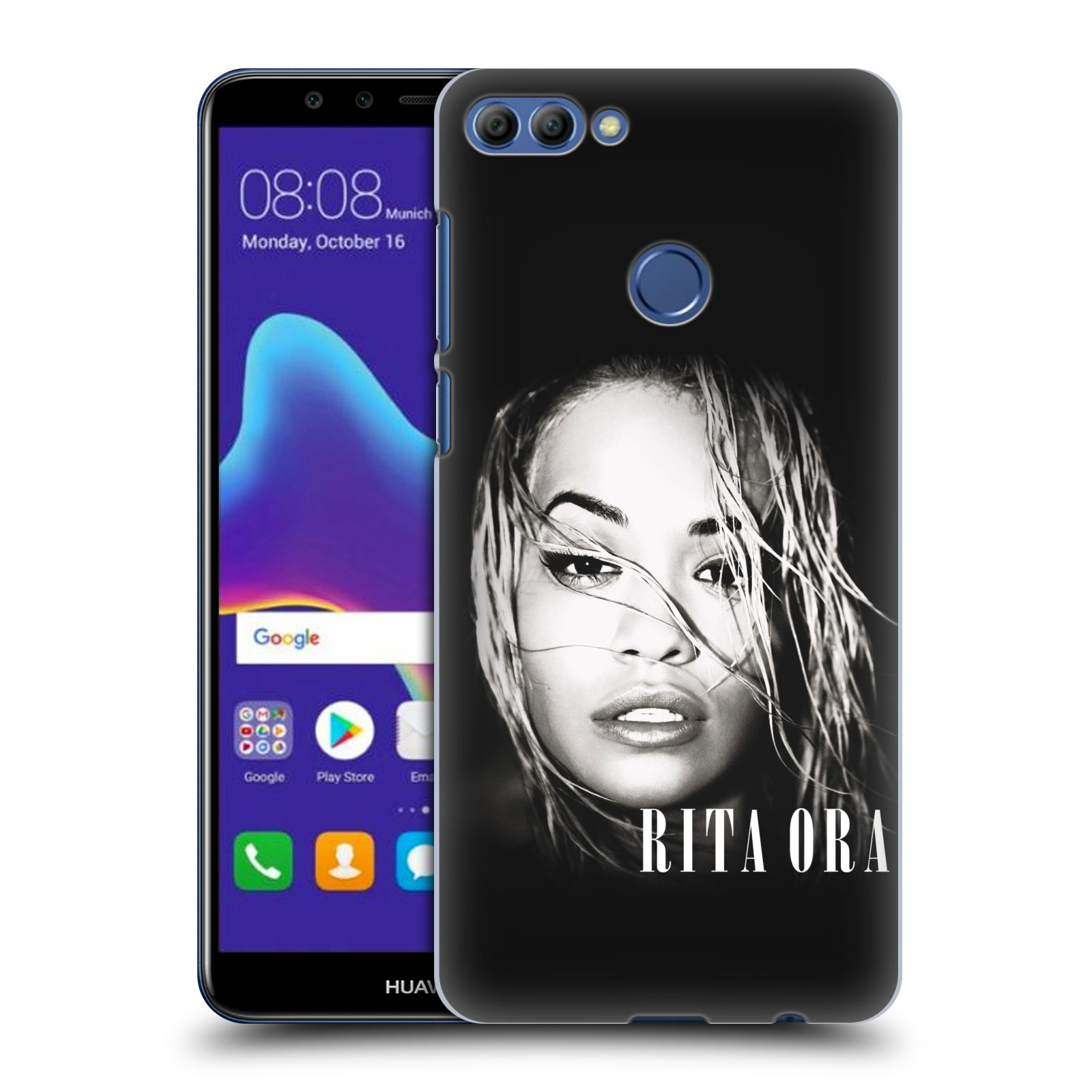 HEAD CASE plastový obal na mobil Huawei Y9 2018 zpěvačka Rita Ora foto tvář
