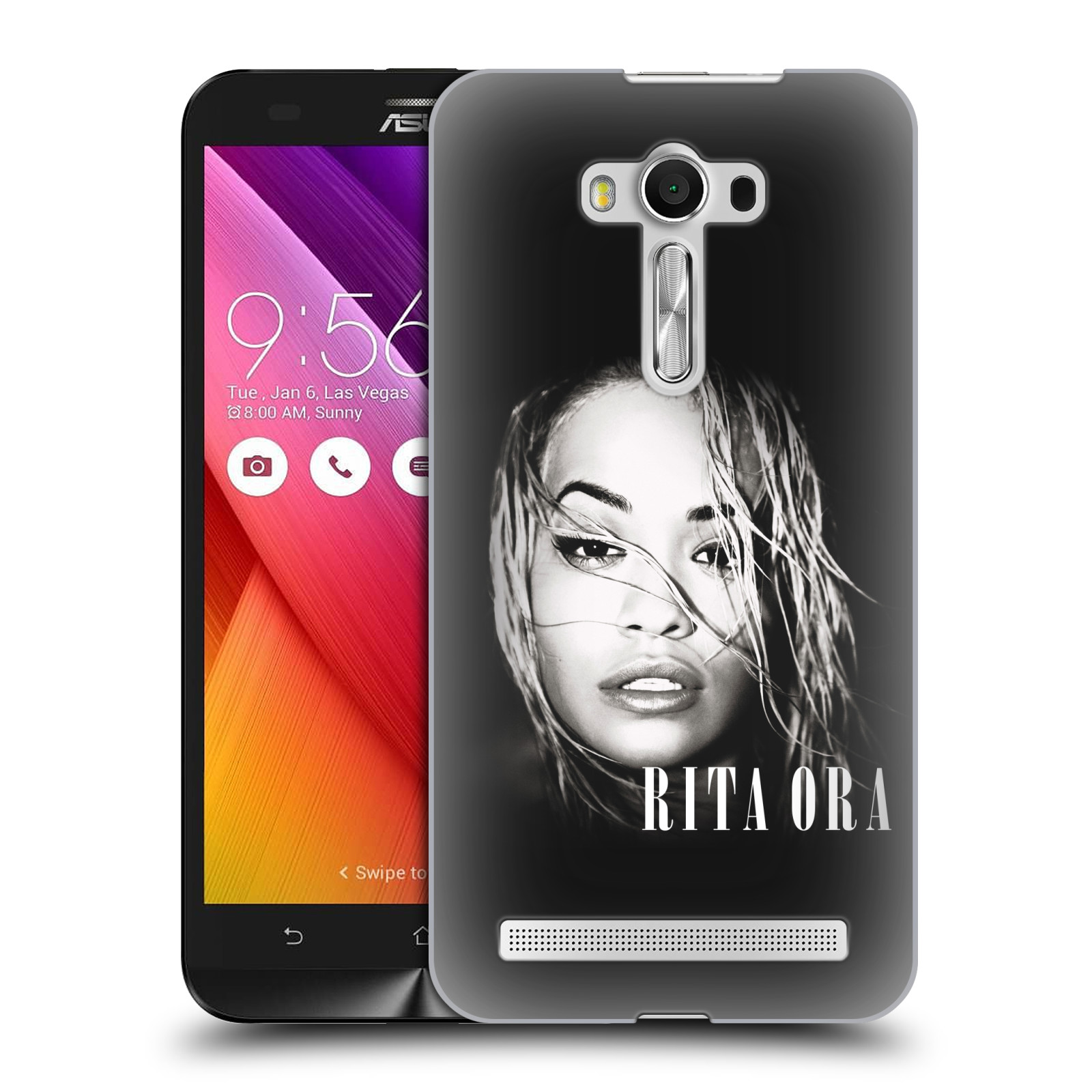 HEAD CASE plastový obal na mobil Asus Zenfone 2 LASER (5,5 displej ZE550KL) zpěvačka Rita Ora foto tvář