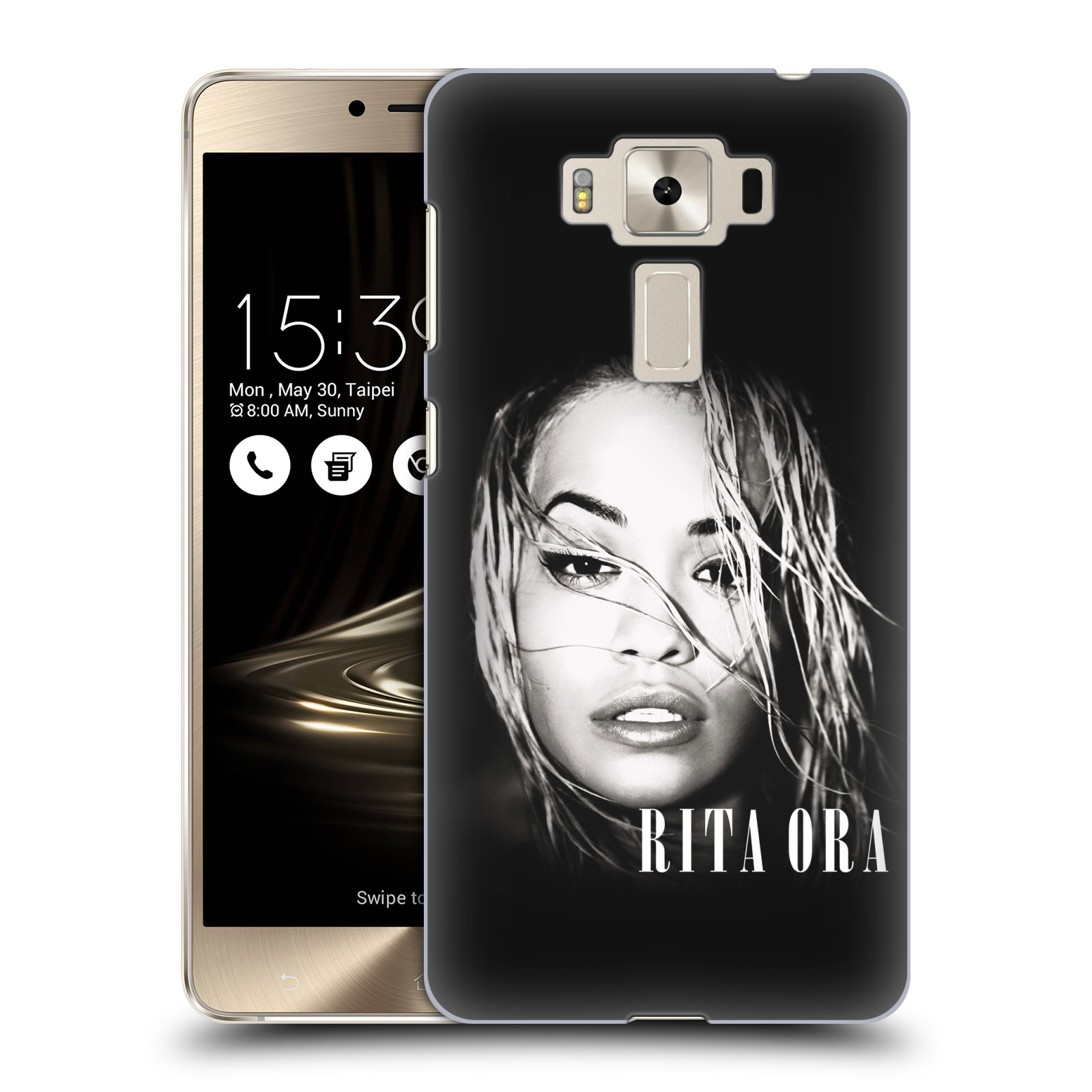 HEAD CASE plastový obal na mobil Asus Zenfone 3 DELUXE ZS550KL zpěvačka Rita Ora foto tvář