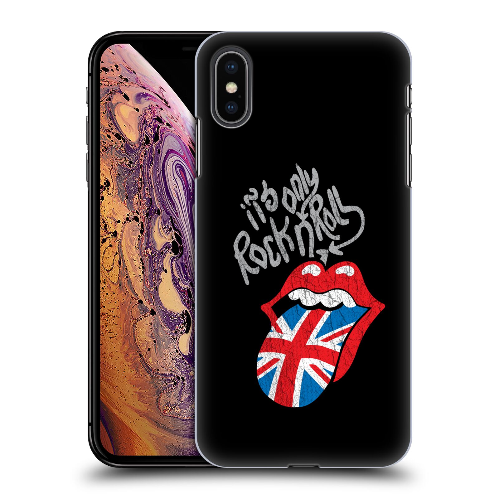Zadní obal pro mobil Apple Iphone XS MAX - HEAD CASE - Rolling Stones - Británie