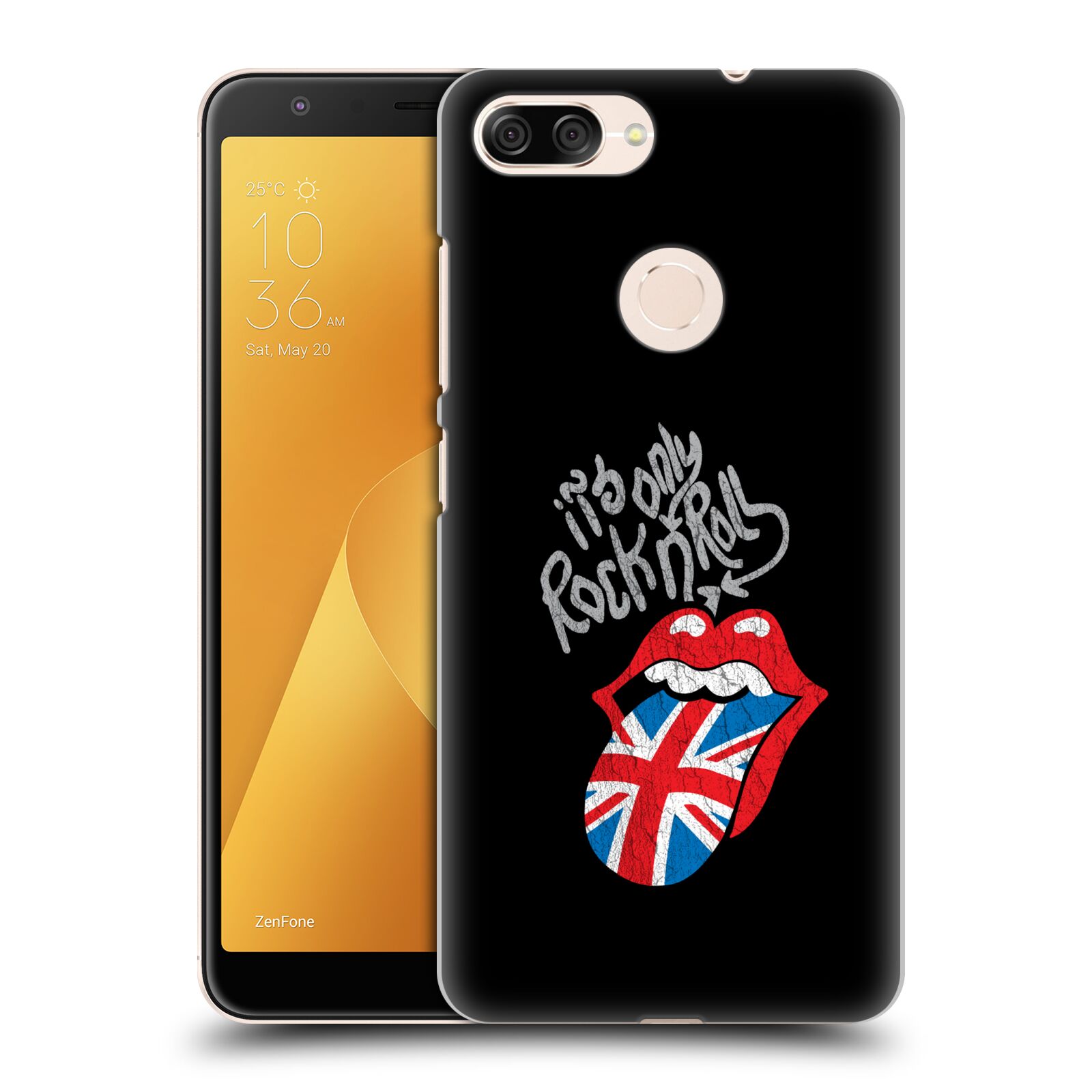 Zadní obal pro mobil Asus Zenfone Max Plus (M1) - HEAD CASE - Rolling Stones - Británie