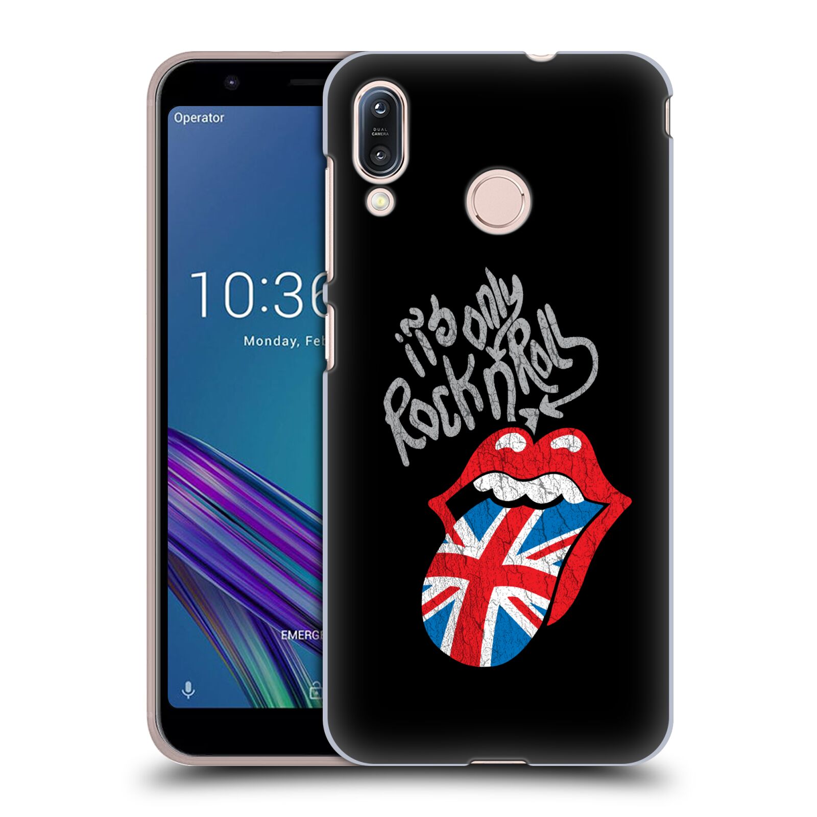 Zadní obal pro mobil Asus Zenfone Max (M1) ZB555KL - HEAD CASE - Rolling Stones - Británie