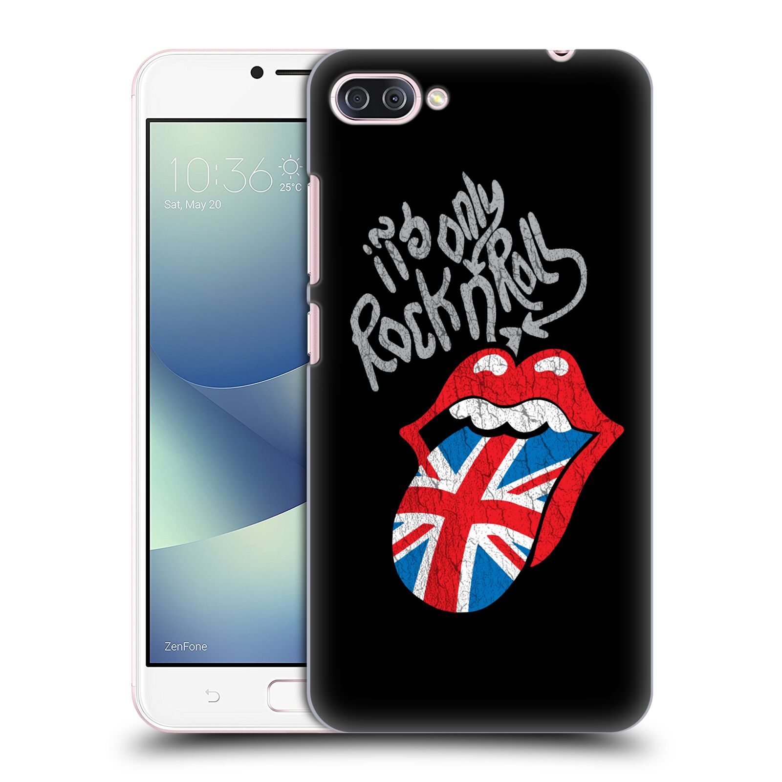Zadní obal pro mobil Asus Zenfone 4 MAX / 4 MAX PRO (ZC554KL) - HEAD CASE - Rolling Stones - Británie