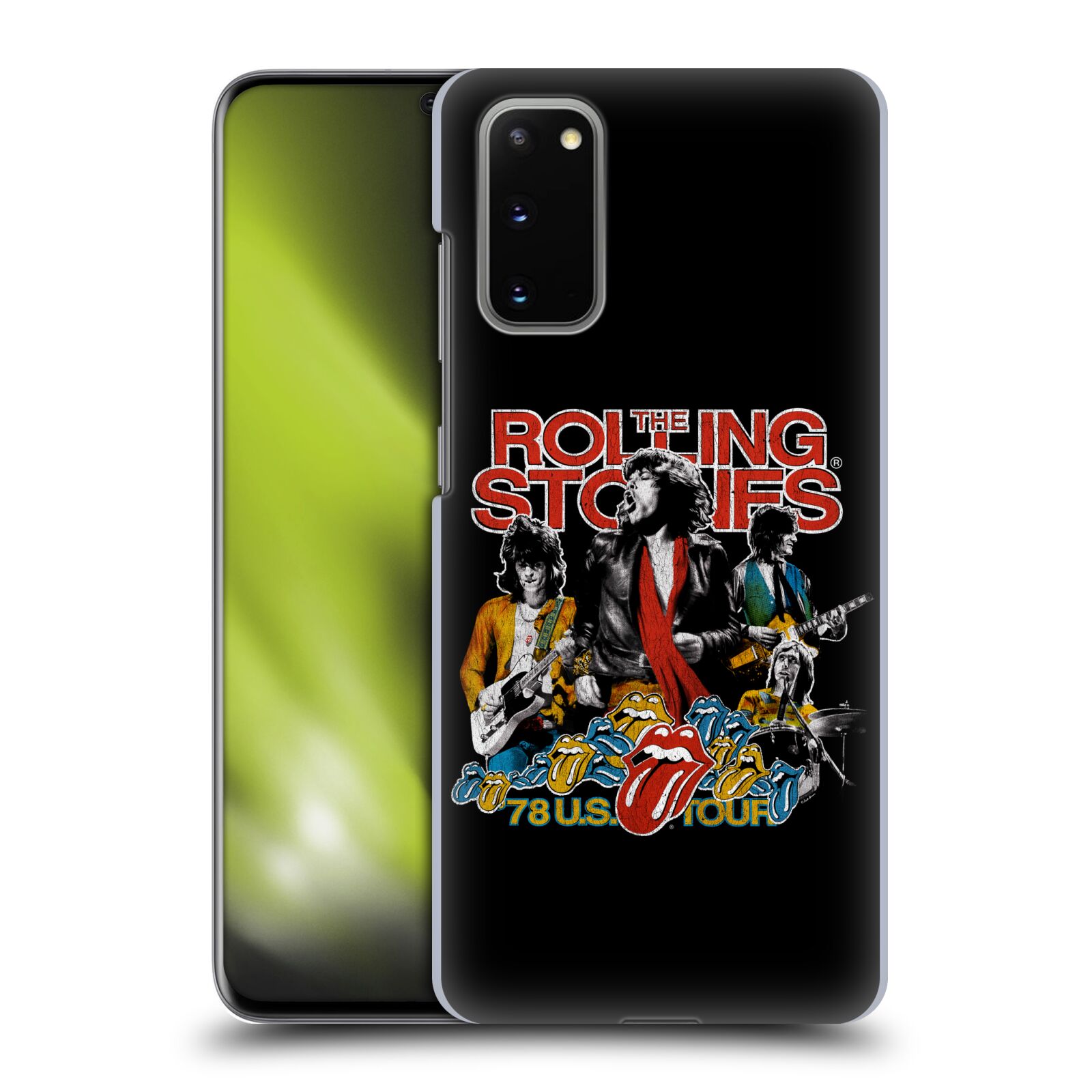 Pouzdro na mobil Samsung Galaxy S20 - HEAD CASE - rocková skupina Rolling Stones barevný motiv