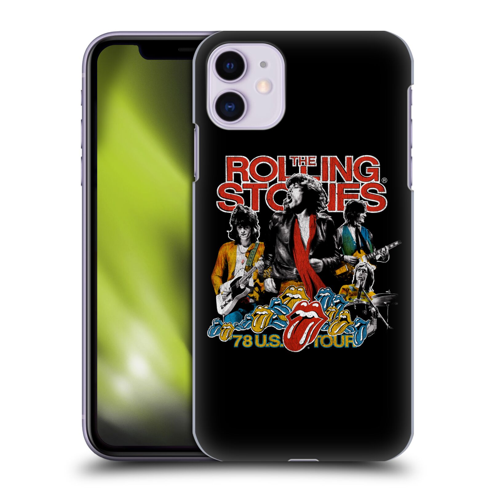 Pouzdro na mobil Apple Iphone 11 - HEAD CASE - rocková skupina Rolling Stones barevný motiv