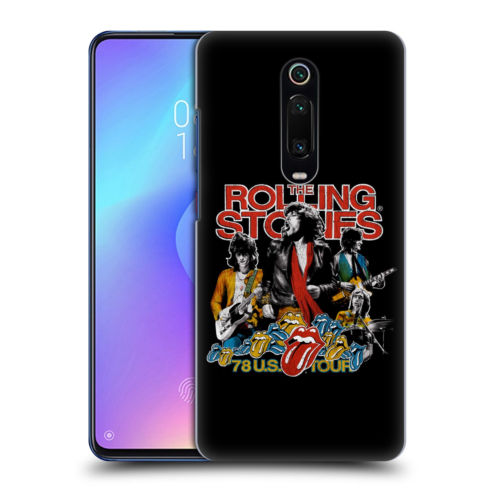 Pouzdro na mobil Xiaomi Mi 9T PRO - HEAD CASE - rocková skupina Rolling Stones barevný motiv