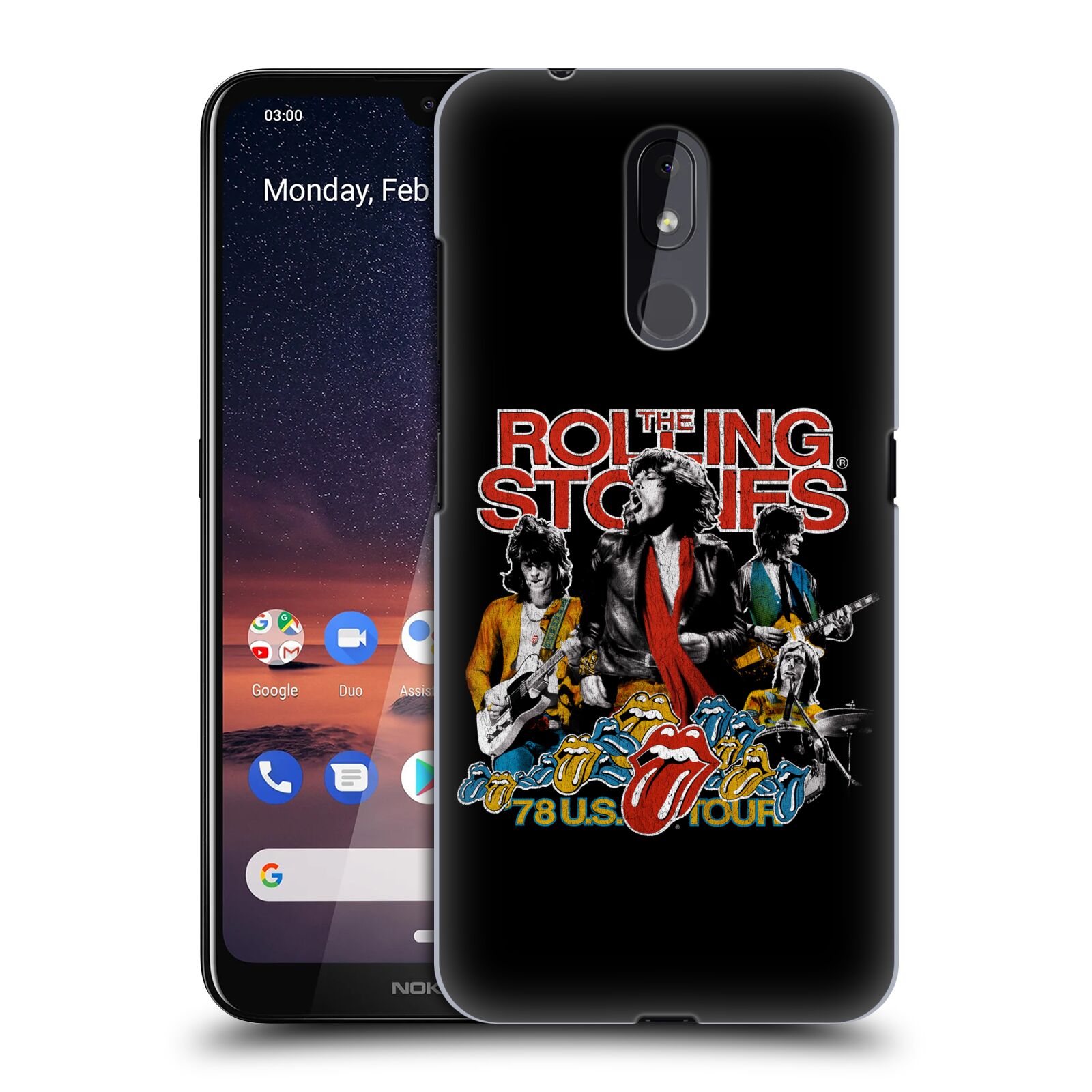 Pouzdro na mobil Nokia 3.2 - HEAD CASE - rocková skupina Rolling Stones barevný motiv