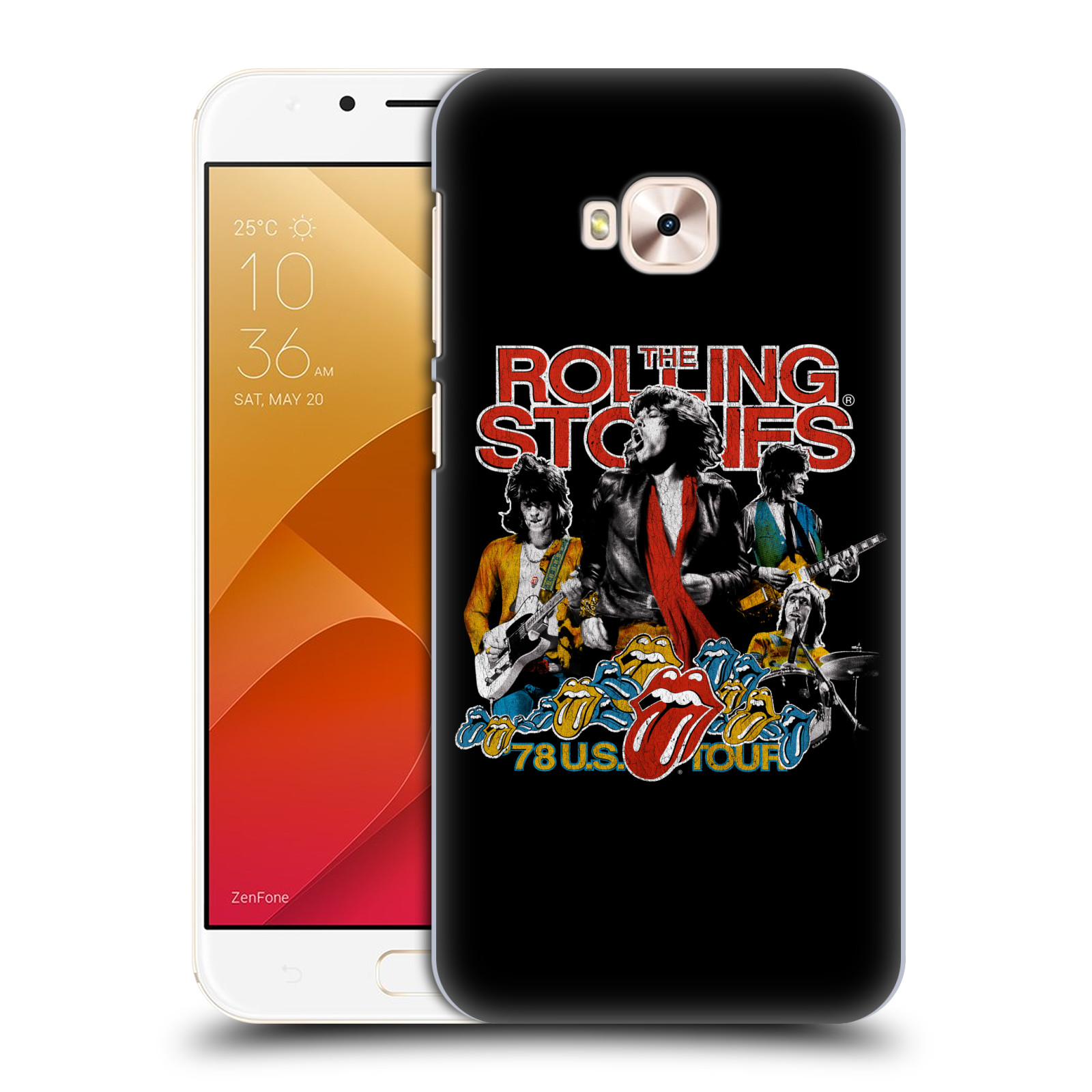 HEAD CASE plastový obal na mobil Asus Zenfone 4 Selfie Pro ZD552KL rocková skupina Rolling Stones barevný motiv