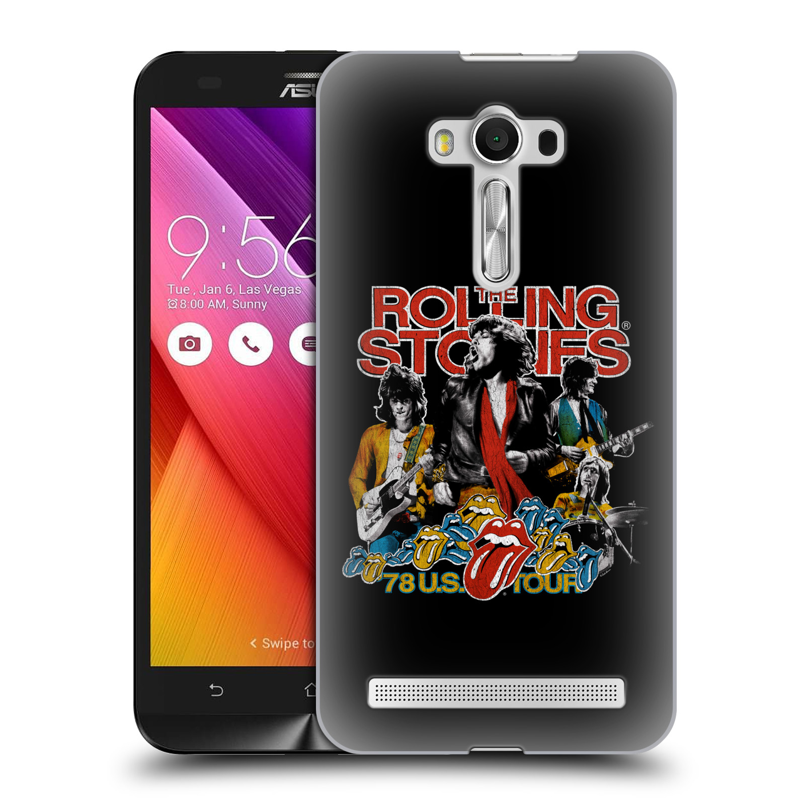 HEAD CASE plastový obal na mobil Asus Zenfone 2 LASER (5,5 displej ZE550KL) rocková skupina Rolling Stones barevný motiv