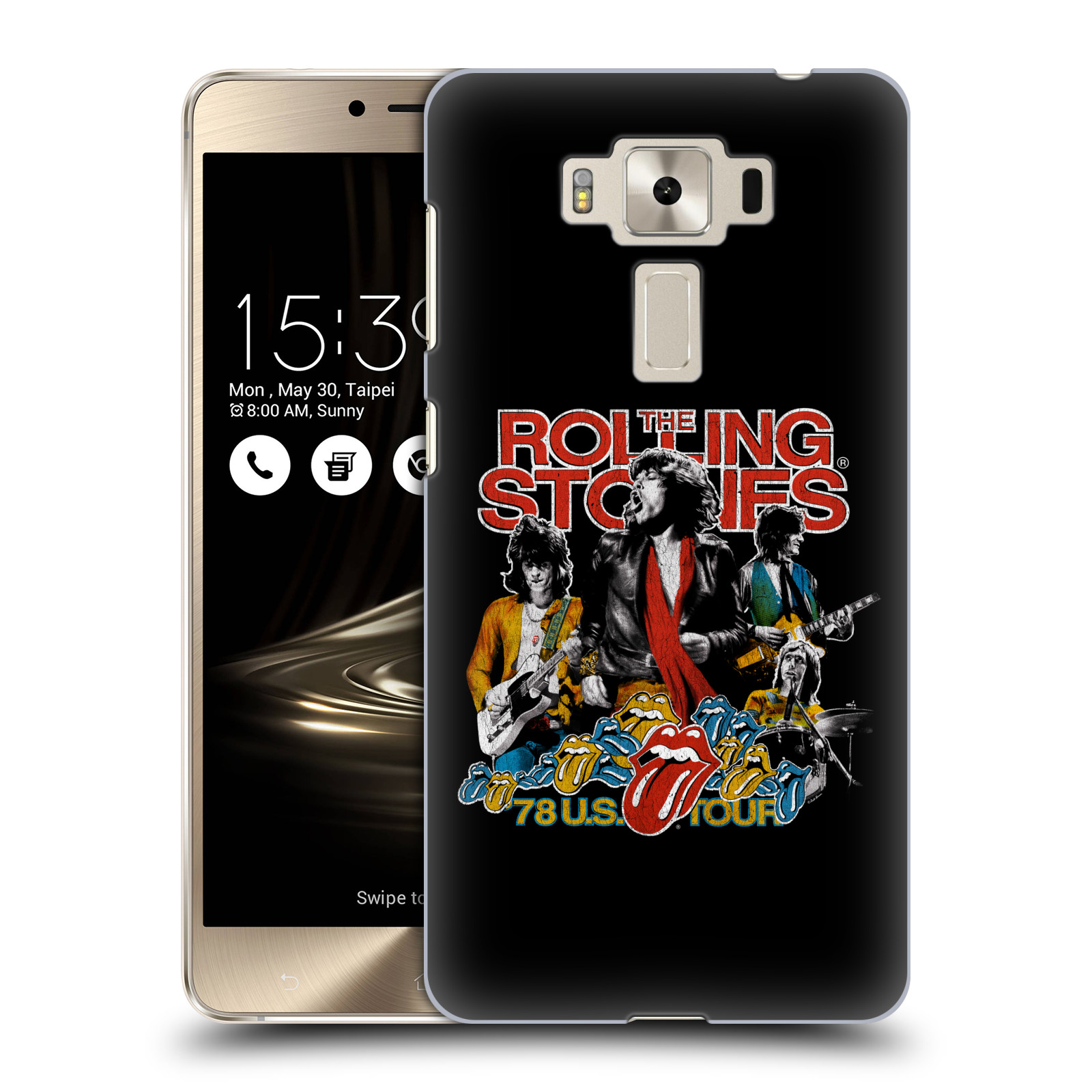 HEAD CASE plastový obal na mobil Asus Zenfone 3 DELUXE ZS550KL rocková skupina Rolling Stones barevný motiv