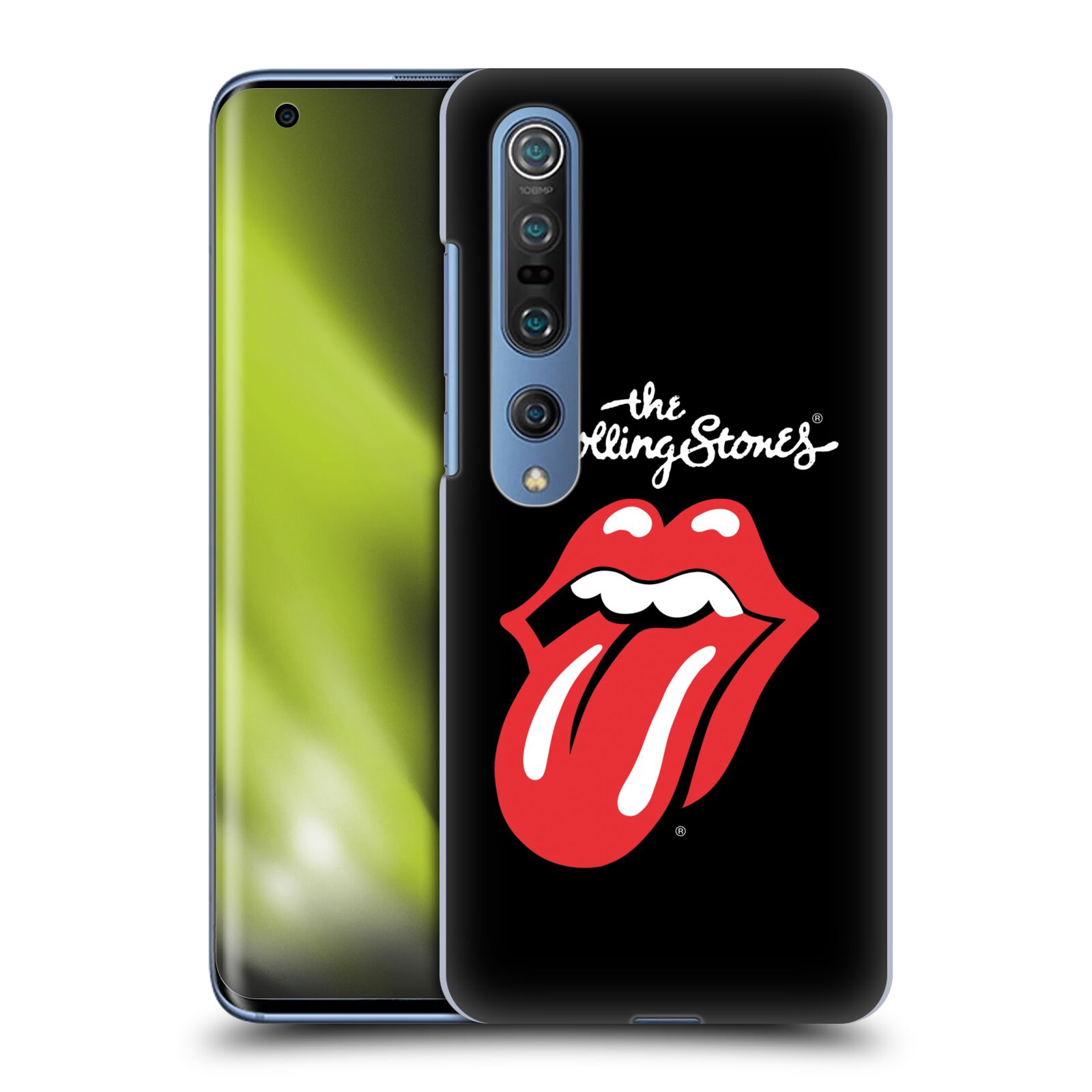 HEAD CASE plastový obal na mobil Xiaomi Mi 10 rocková skupina Rolling Stones znak černá a červená