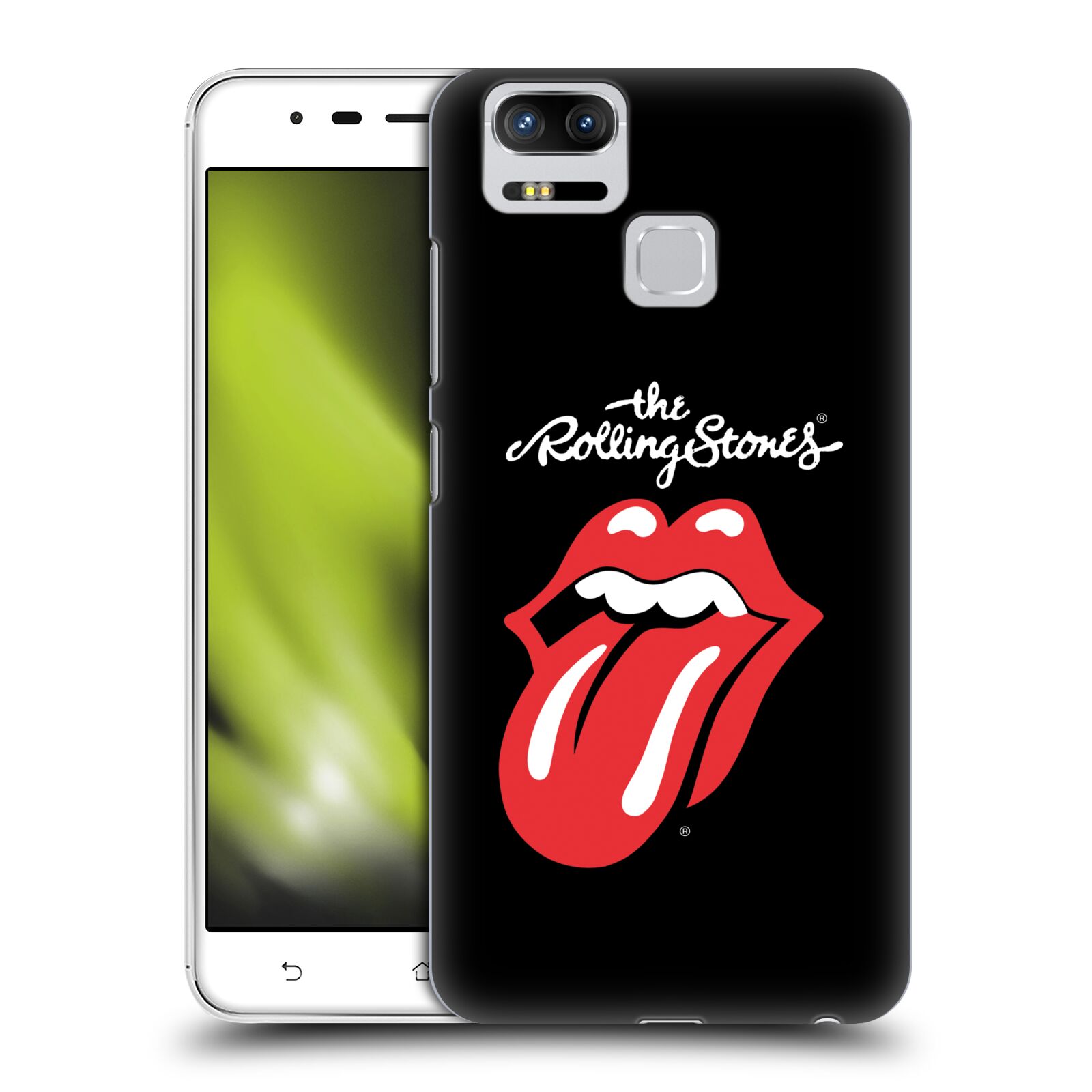 HEAD CASE plastový obal na mobil Asus Zenfone 3 Zoom ZE553KL rocková skupina Rolling Stones znak černá a červená