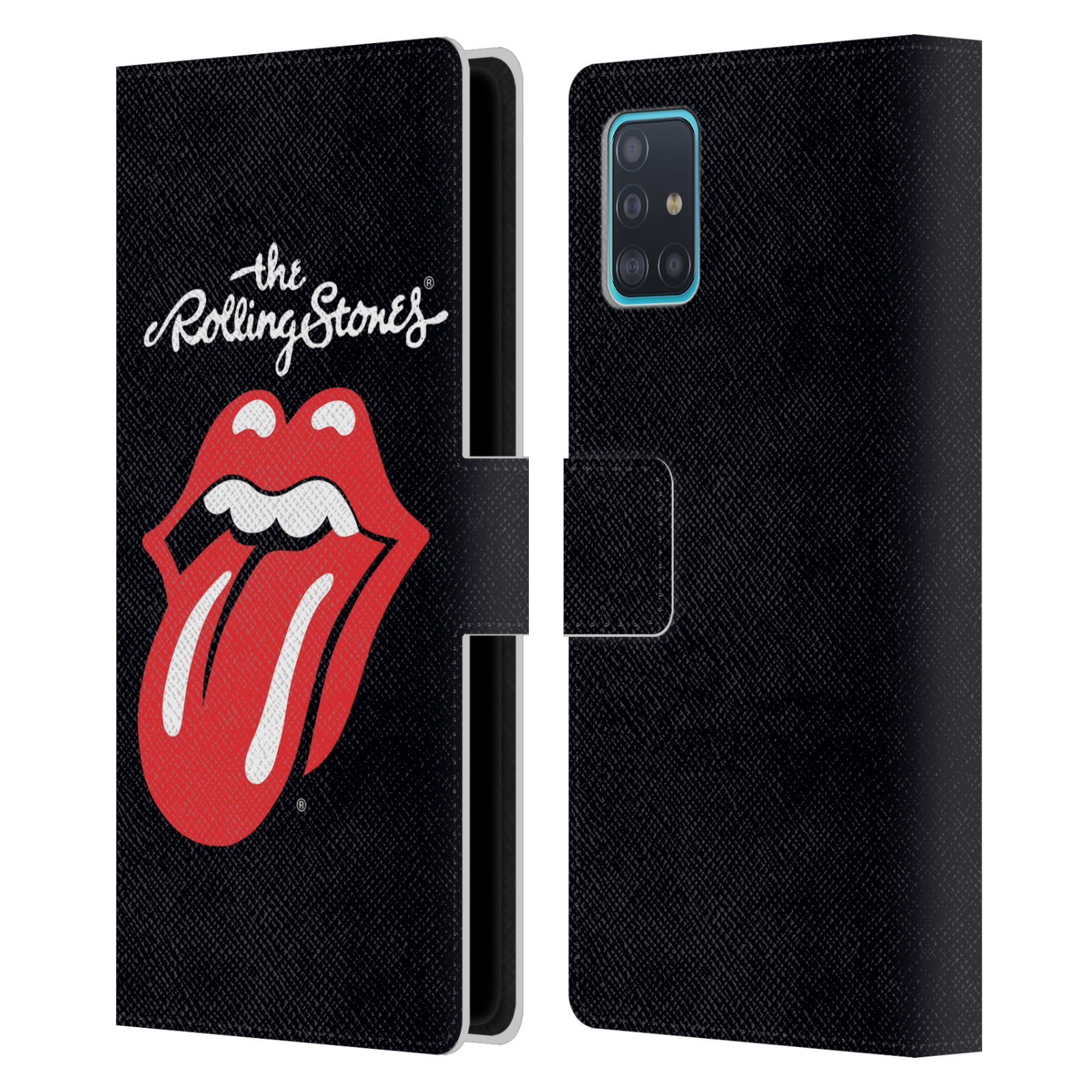 Pouzdro na mobil Samsung Galaxy A51 (A515F) - Head Case - Rolling Stones - Logo černé pozadí