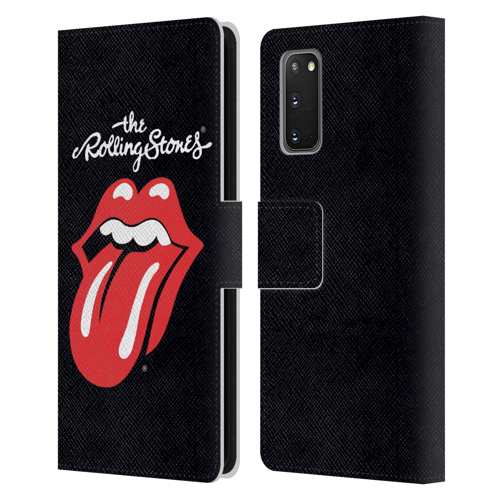 Pouzdro na mobil Samsung Galaxy S20 - Head Case - Rolling Stones - Logo černé pozadí