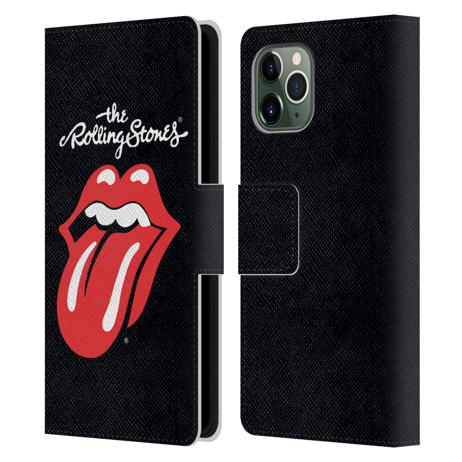 Pouzdro na mobil Apple Iphone 11 PRO - Head Case - Rolling Stones - Logo černé pozadí