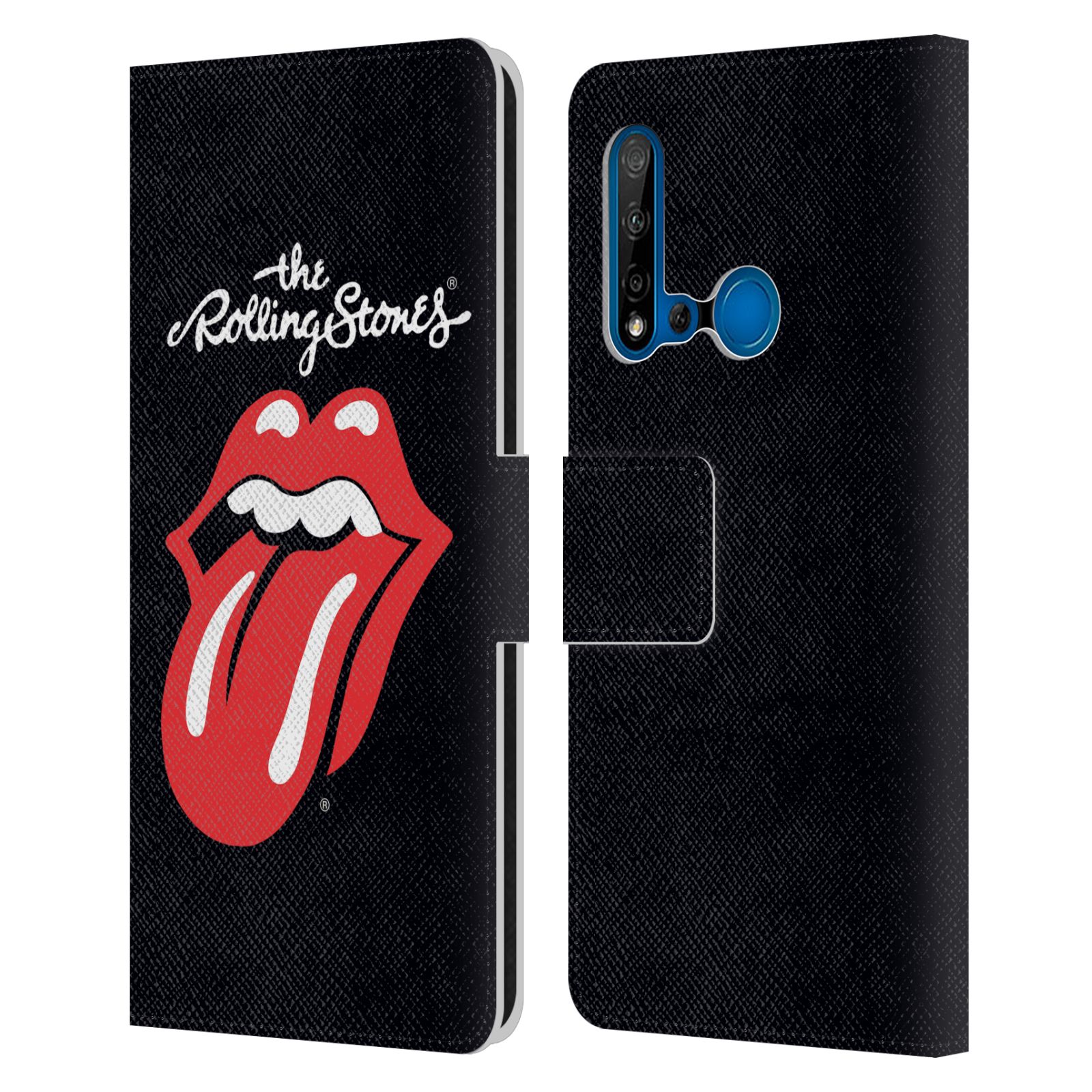 Pouzdro na mobil Huawei P20 LITE 2019 - Head Case - Rolling Stones - Logo černé pozadí
