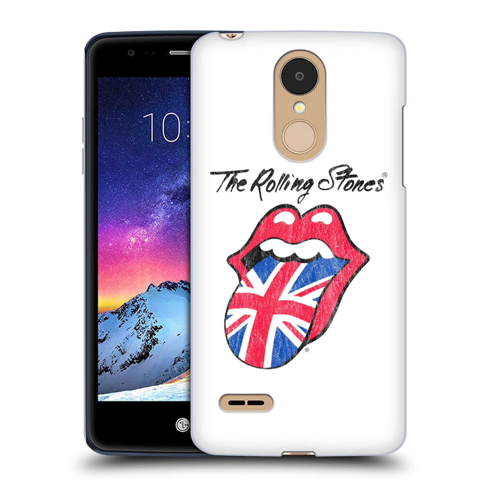 HEAD CASE plastový obal na mobil LG K9 / K8 2018 rocková skupina Rolling Stones bílé pozadí