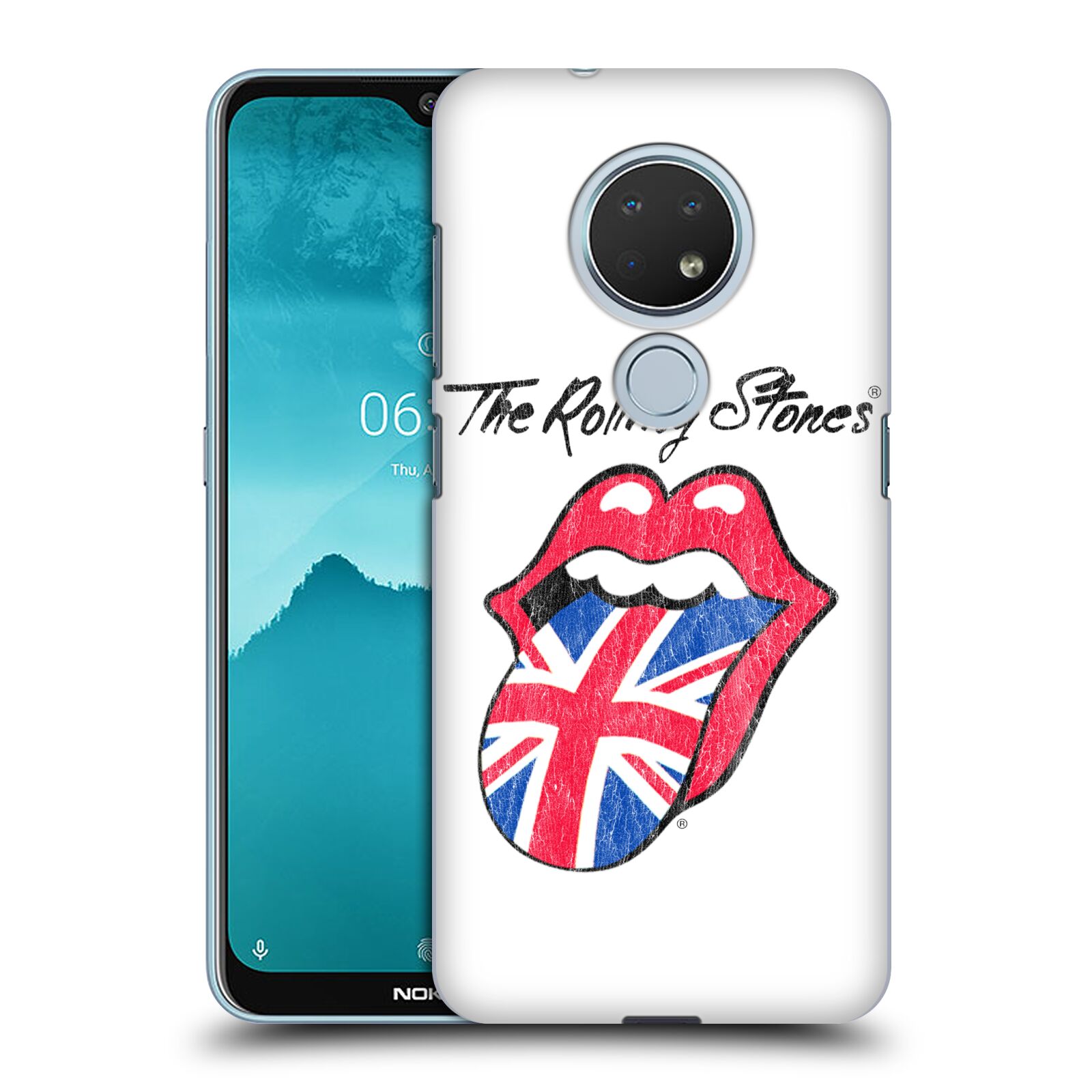 Pouzdro na mobil Nokia 6.2 - HEAD CASE - rocková skupina Rolling Stones bílé pozadí