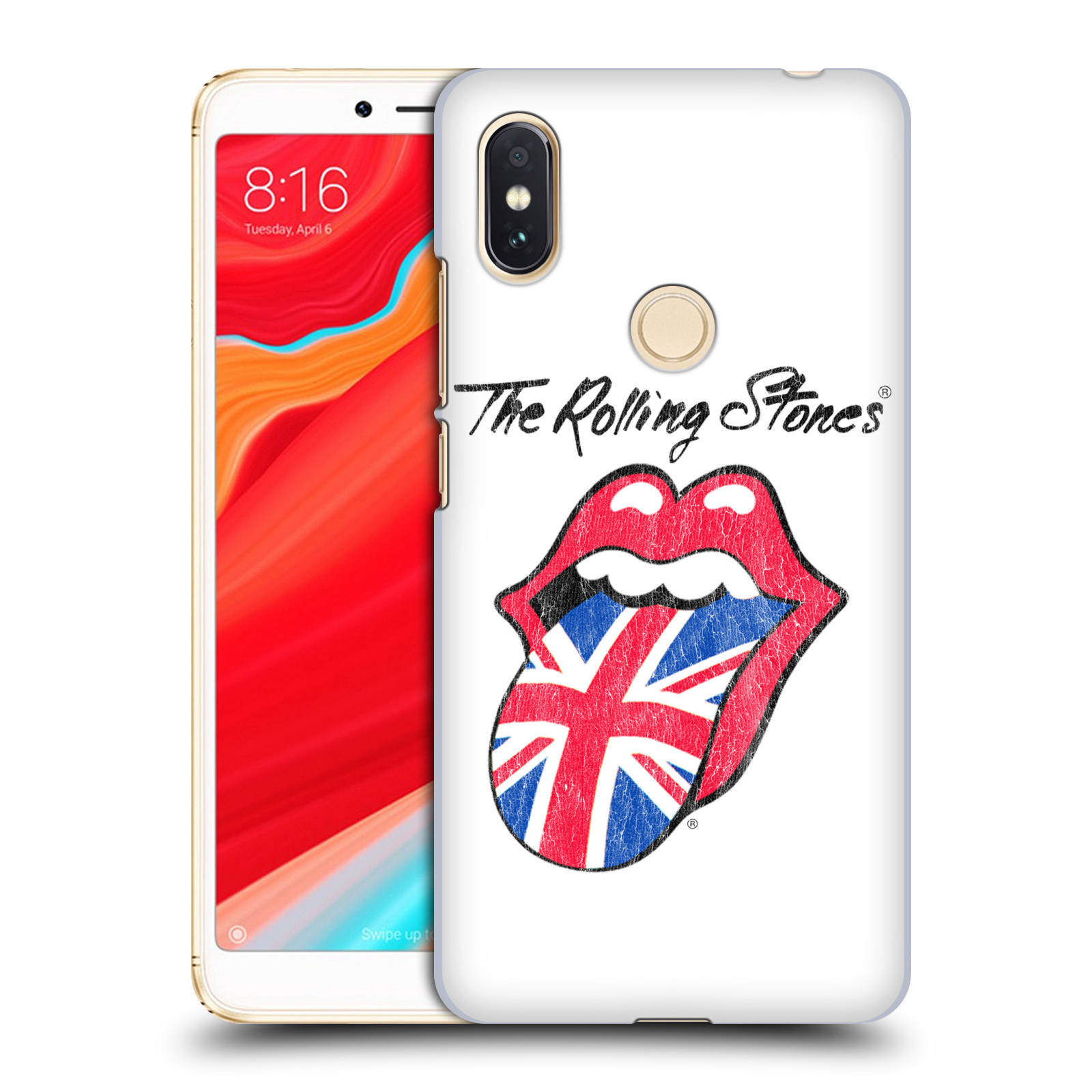 HEAD CASE plastový obal na mobil Xiaomi Redmi S2 rocková skupina Rolling Stones bílé pozadí