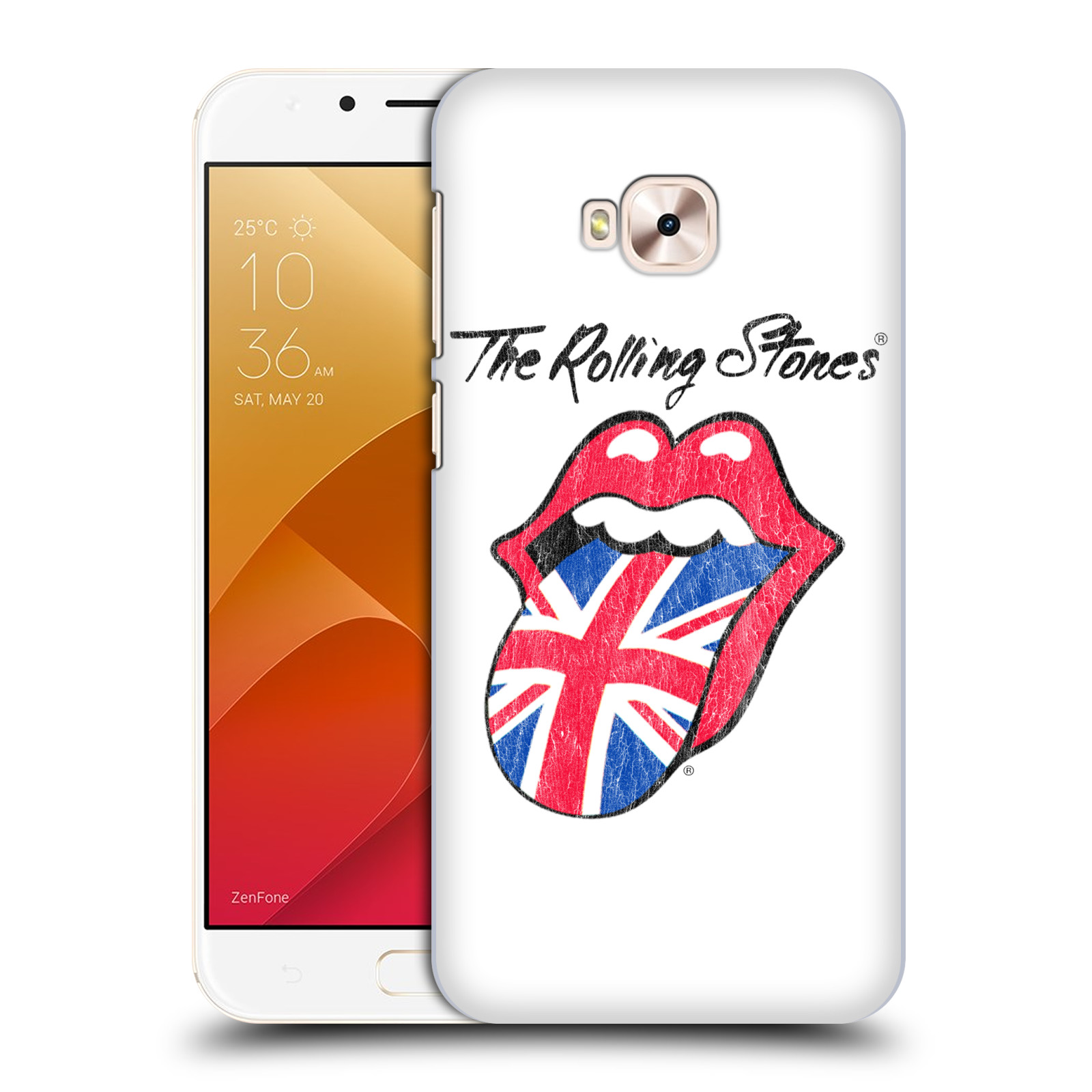 HEAD CASE plastový obal na mobil Asus Zenfone 4 Selfie Pro ZD552KL rocková skupina Rolling Stones bílé pozadí