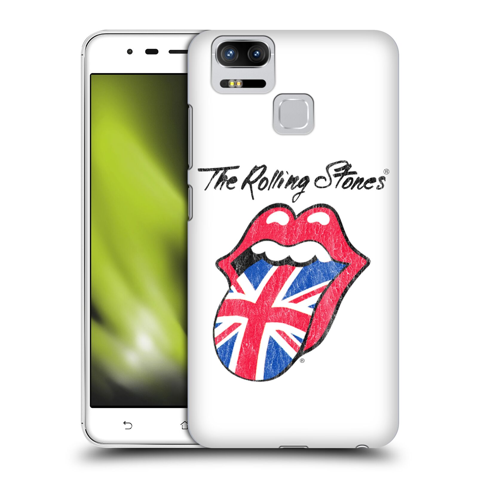 HEAD CASE plastový obal na mobil Asus Zenfone 3 Zoom ZE553KL rocková skupina Rolling Stones bílé pozadí