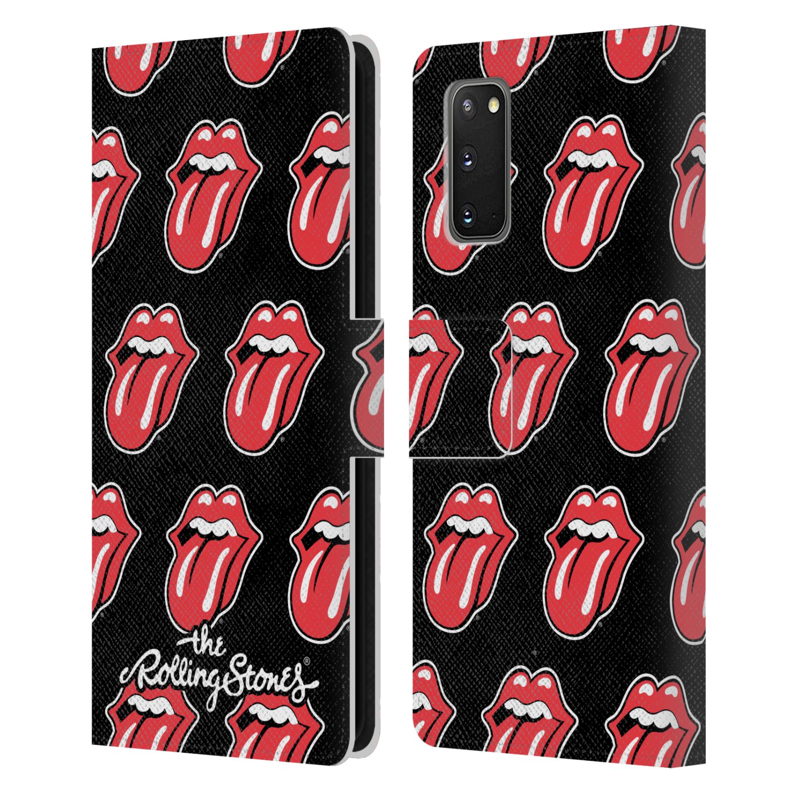 Pouzdro na mobil Samsung Galaxy S20 - Head Case - Rolling Stones černé pozadí