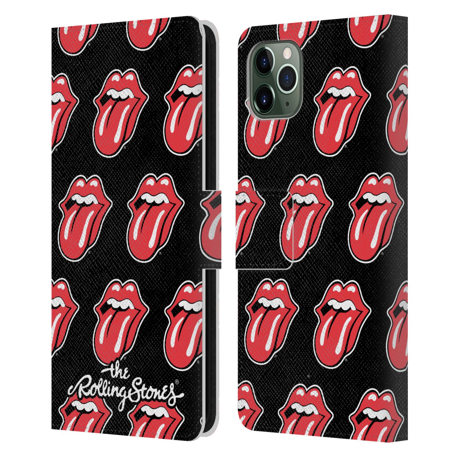 Pouzdro na mobil Apple Iphone 11 PRO MAX - Head Case - Rolling Stones černé pozadí
