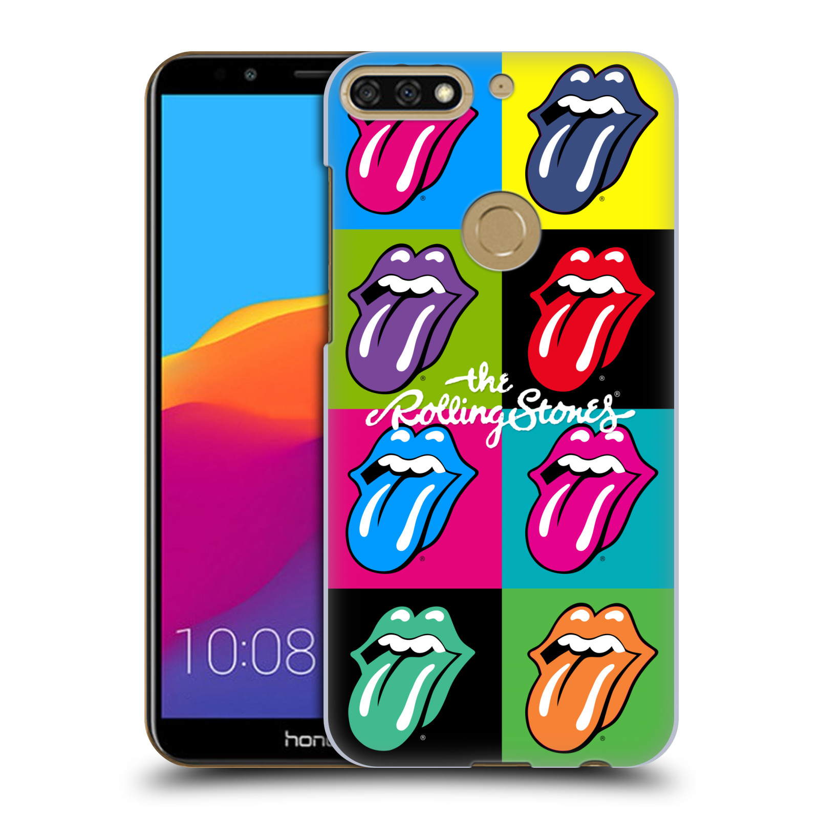 HEAD CASE plastový obal na mobil Honor 7c rocková skupina Rolling Stones POP ART