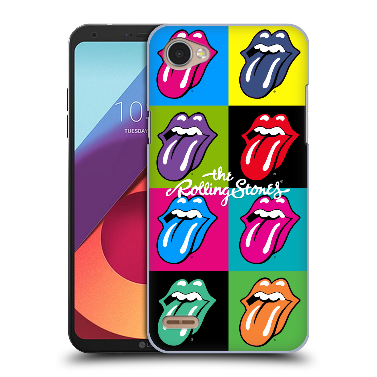 HEAD CASE plastový obal na mobil LG Q6 / Q6 PLUS rocková skupina Rolling Stones POP ART