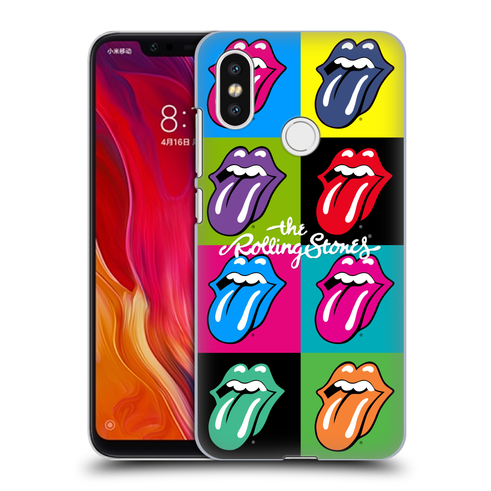 HEAD CASE plastový obal na mobil Xiaomi Mi 8 rocková skupina Rolling Stones POP ART