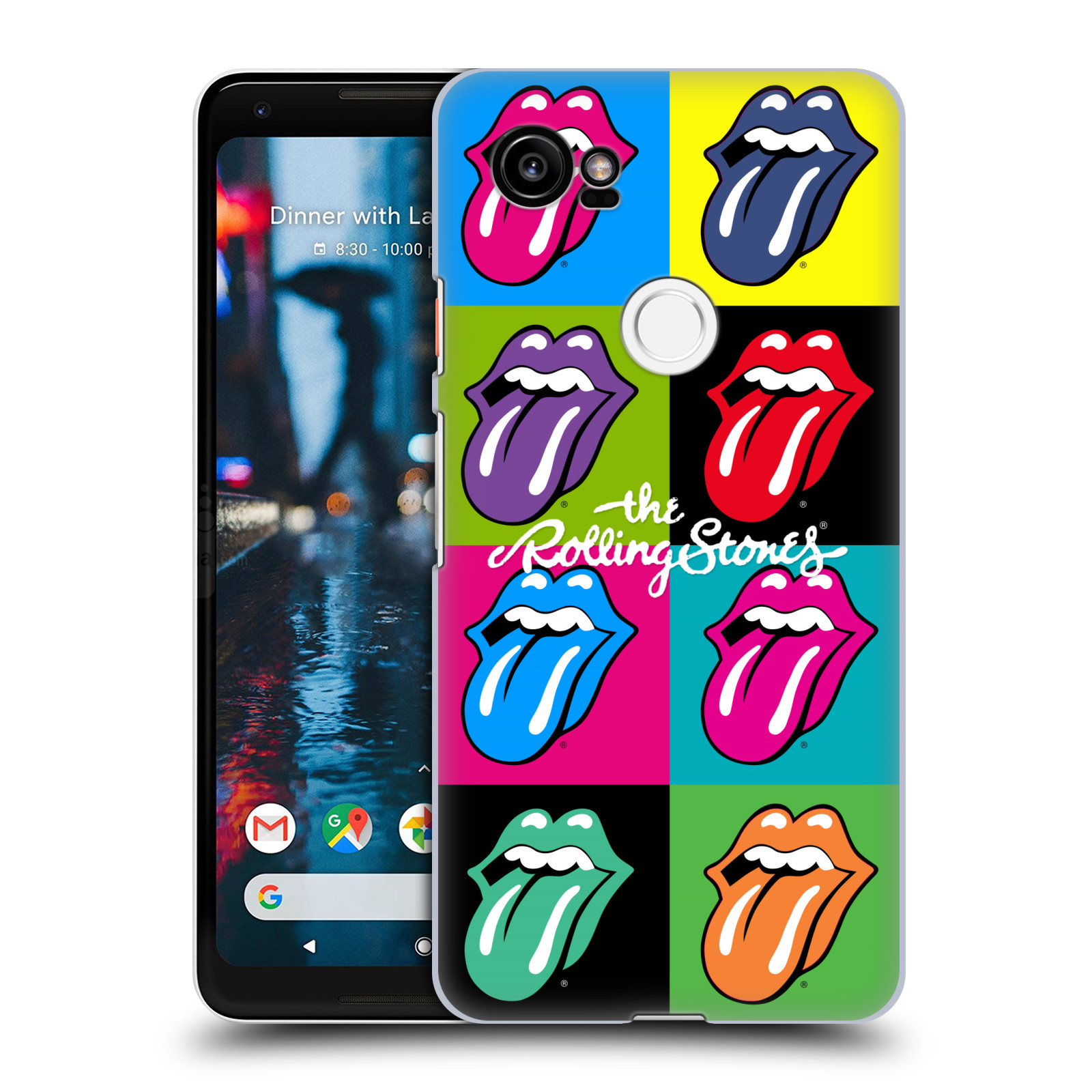 HEAD CASE plastový obal na mobil Google Pixel 2 XL rocková skupina Rolling Stones POP ART
