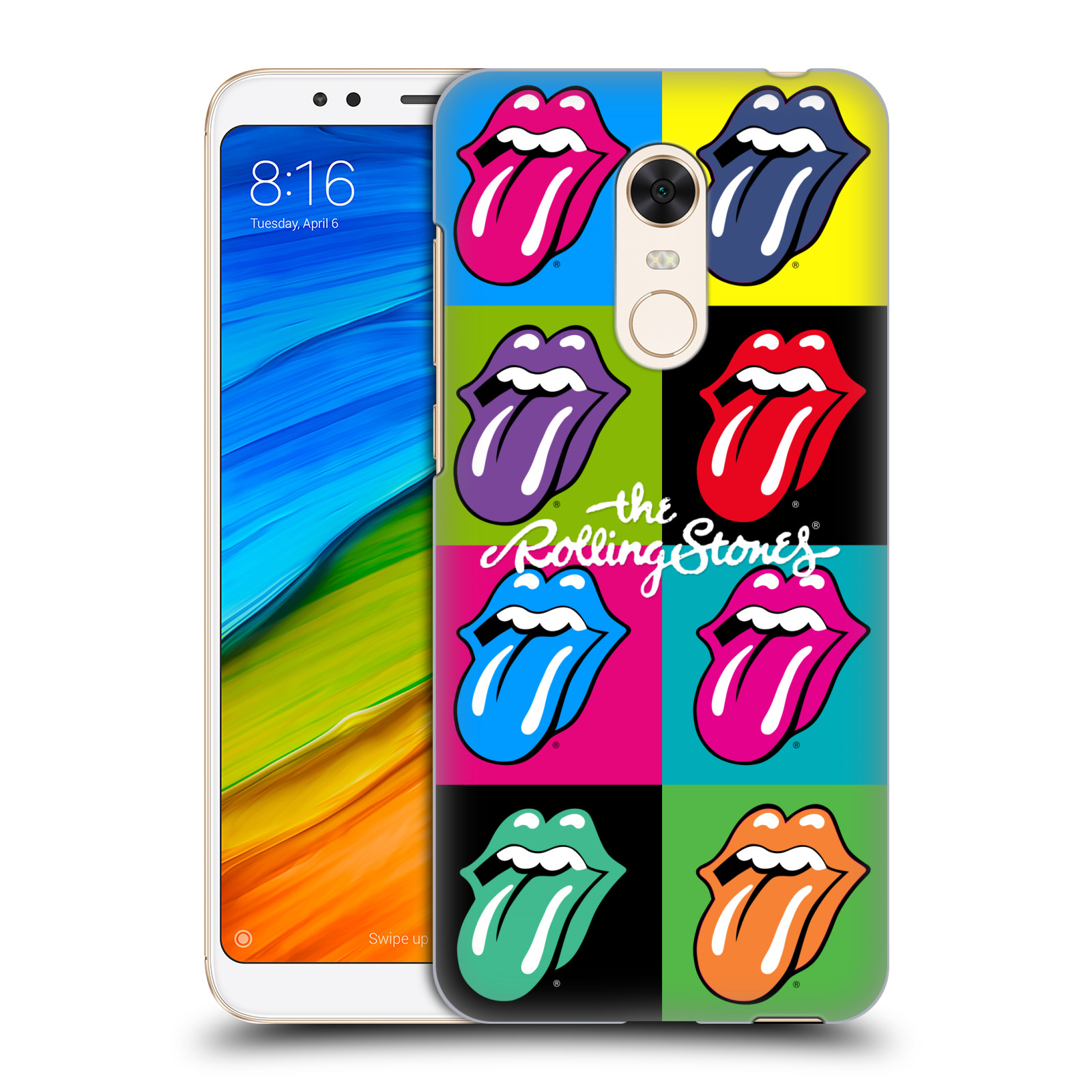 HEAD CASE plastový obal na mobil Xiaomi Redmi 5 PLUS rocková skupina Rolling Stones POP ART