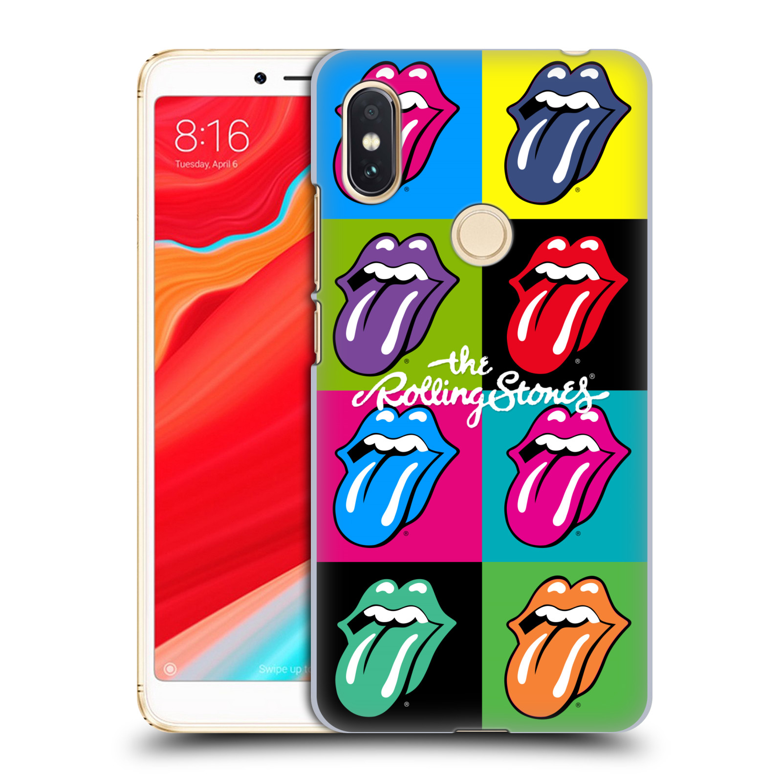 HEAD CASE plastový obal na mobil Xiaomi Redmi S2 rocková skupina Rolling Stones POP ART