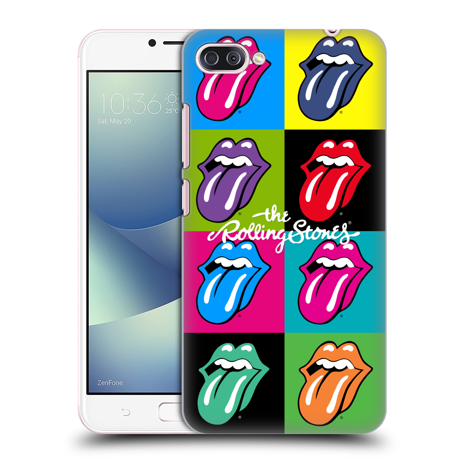 HEAD CASE plastový obal na mobil Asus Zenfone 4 MAX ZC554KL rocková skupina Rolling Stones POP ART