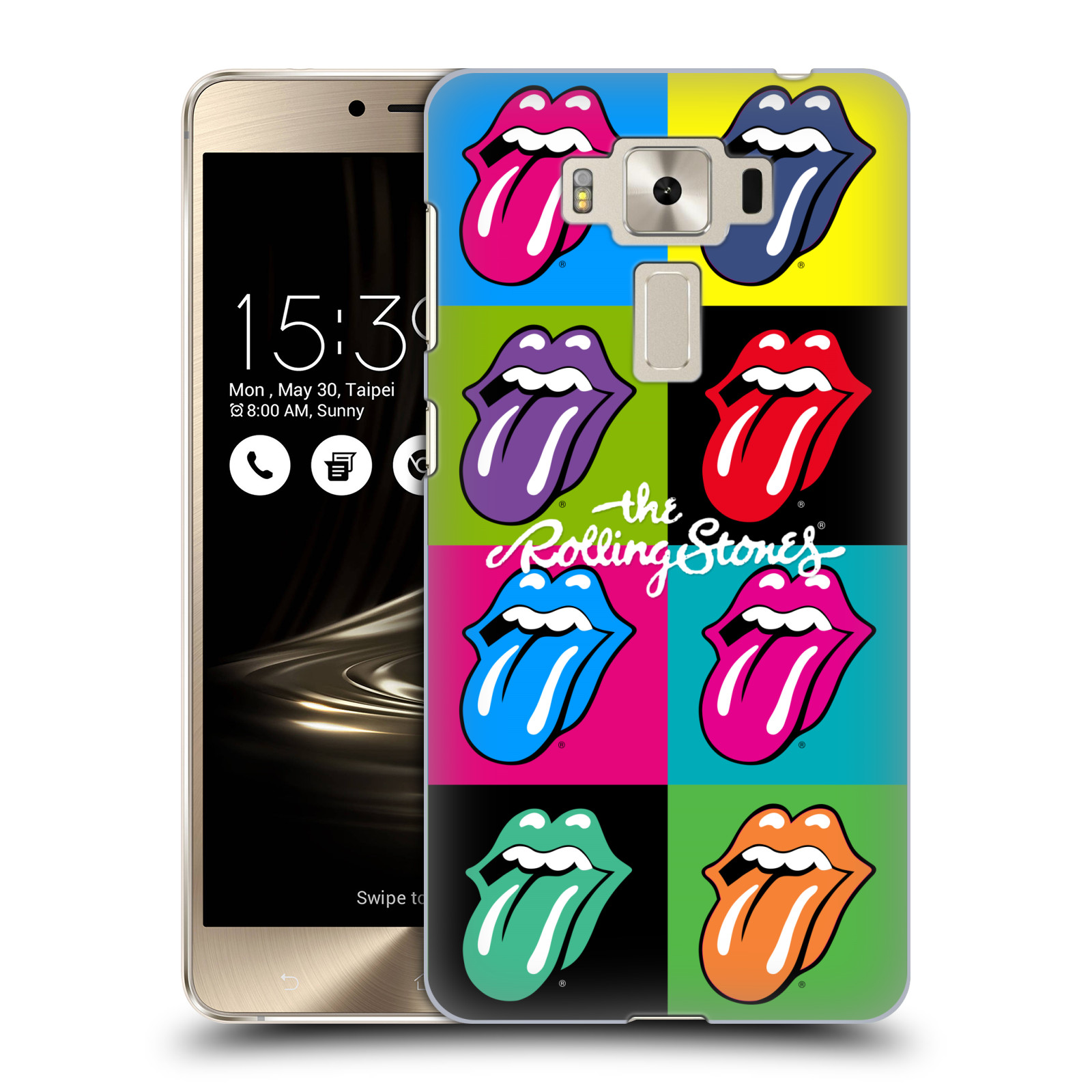HEAD CASE plastový obal na mobil Asus Zenfone 3 DELUXE ZS550KL rocková skupina Rolling Stones POP ART