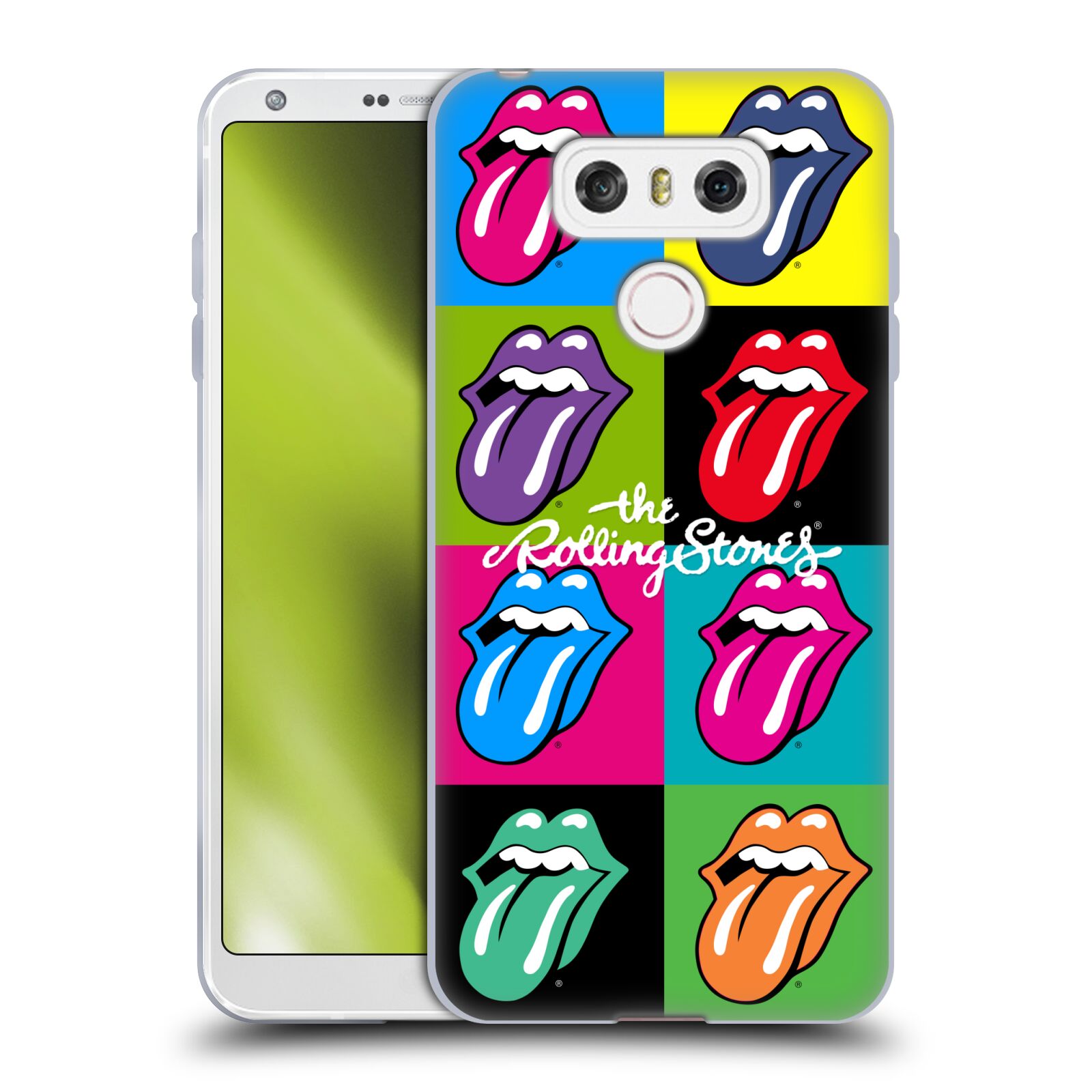 HEAD CASE silikonový obal na mobil LG G6 / G6 DUAL rocková skupina Rolling Stones POP ART