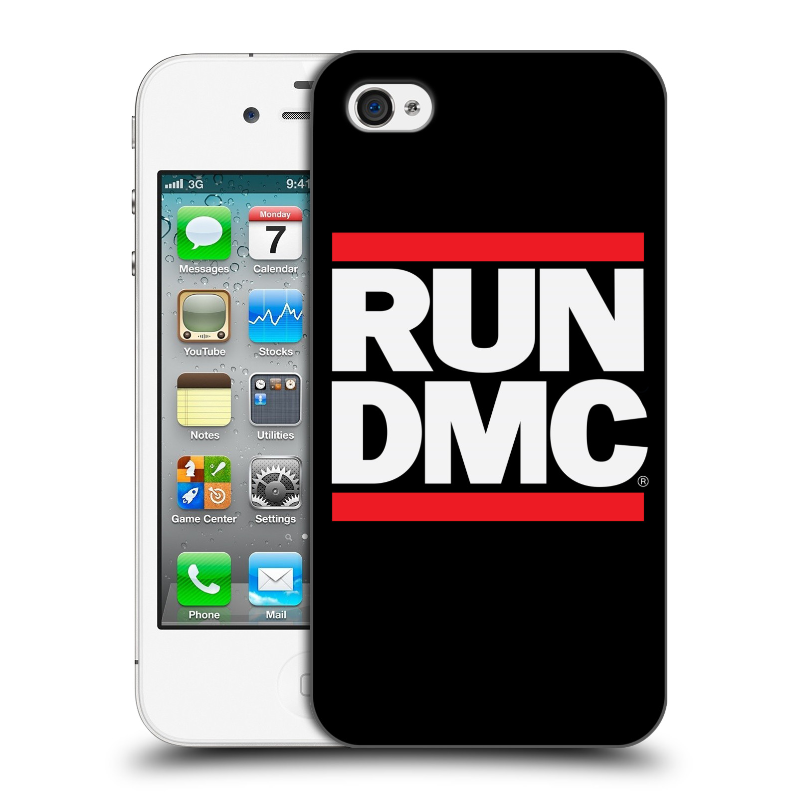 Zadní obal pro mobil Apple Iphone 4/4S - HEAD CASE - Run-D.M.C. Logo