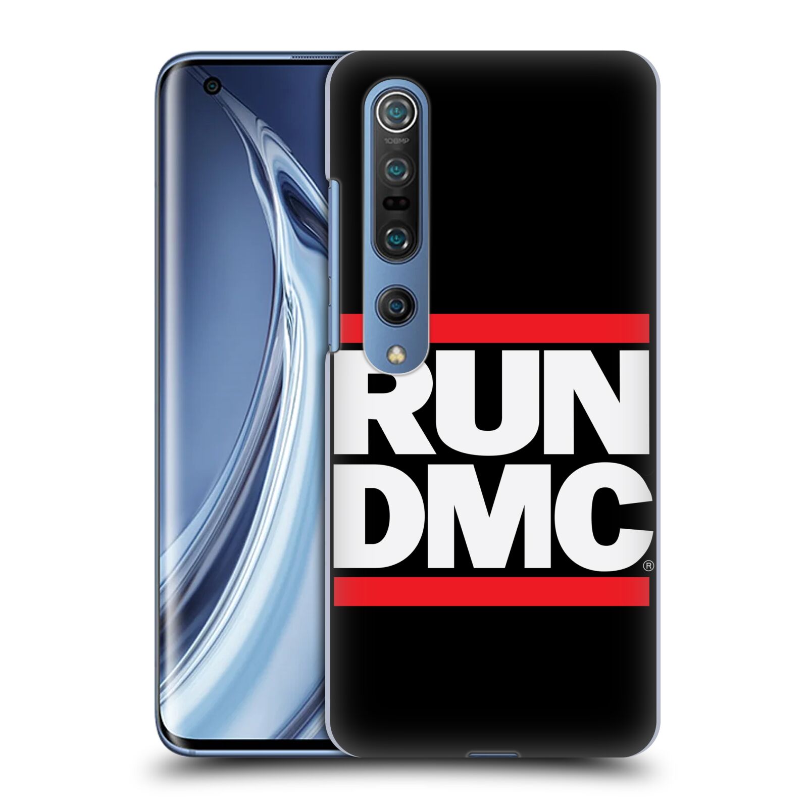 HEAD CASE plastový obal na mobil Xiaomi Mi 10 rapová kapela Run DMC nadpis černé pozadí
