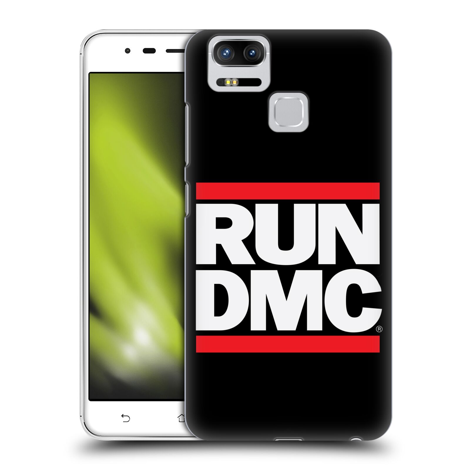 HEAD CASE plastový obal na mobil Asus Zenfone 3 Zoom ZE553KL rapová kapela Run DMC nadpis černé pozadí