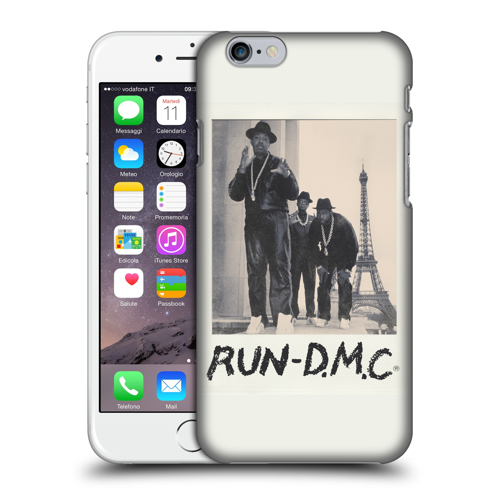 Plastové pouzdro pro mobil Apple Iphone 6/6S rapová kapela Run DMC foto polaroid