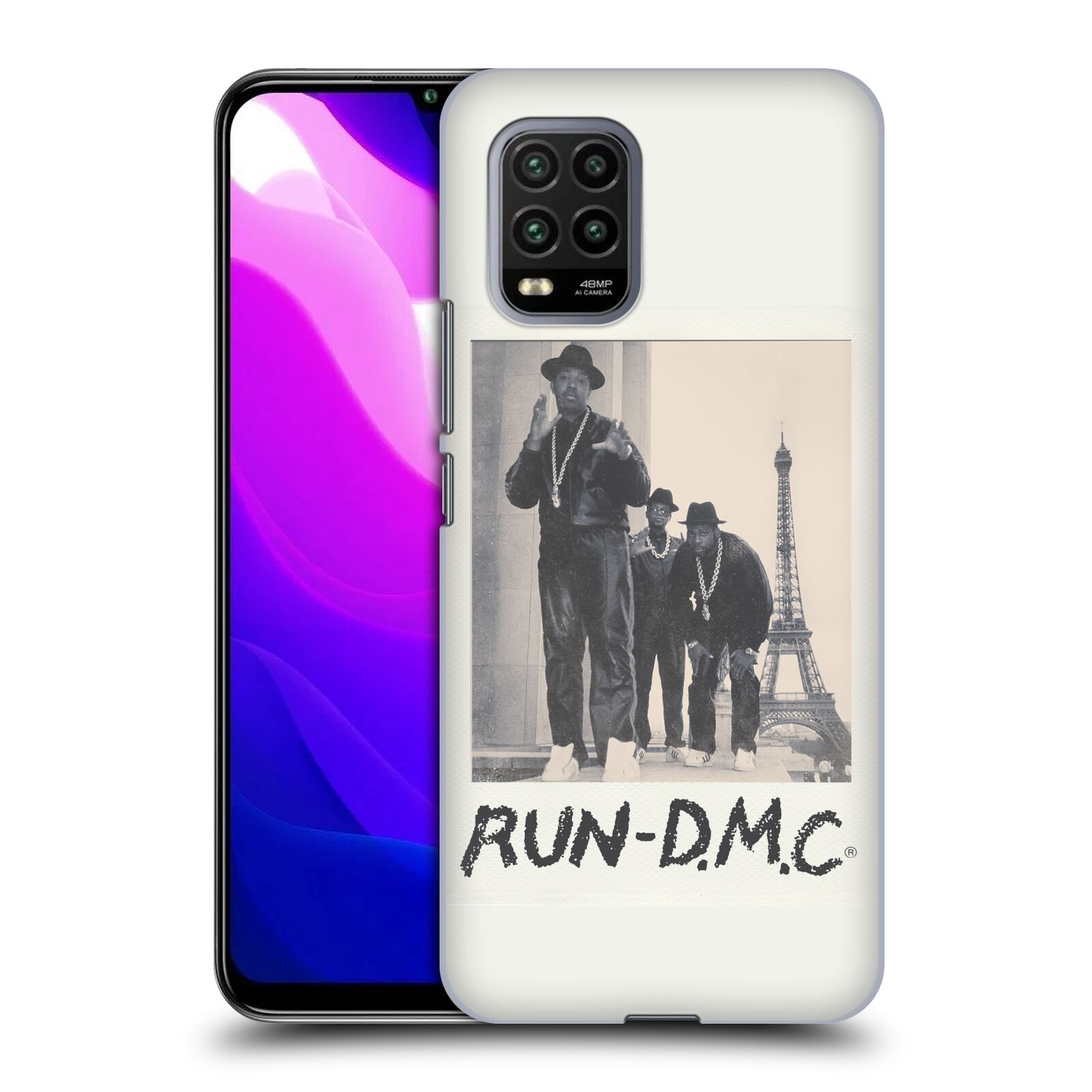 Zadní kryt, obal na mobil Xiaomi Mi 10 LITE rapová kapela Run DMC foto polaroid