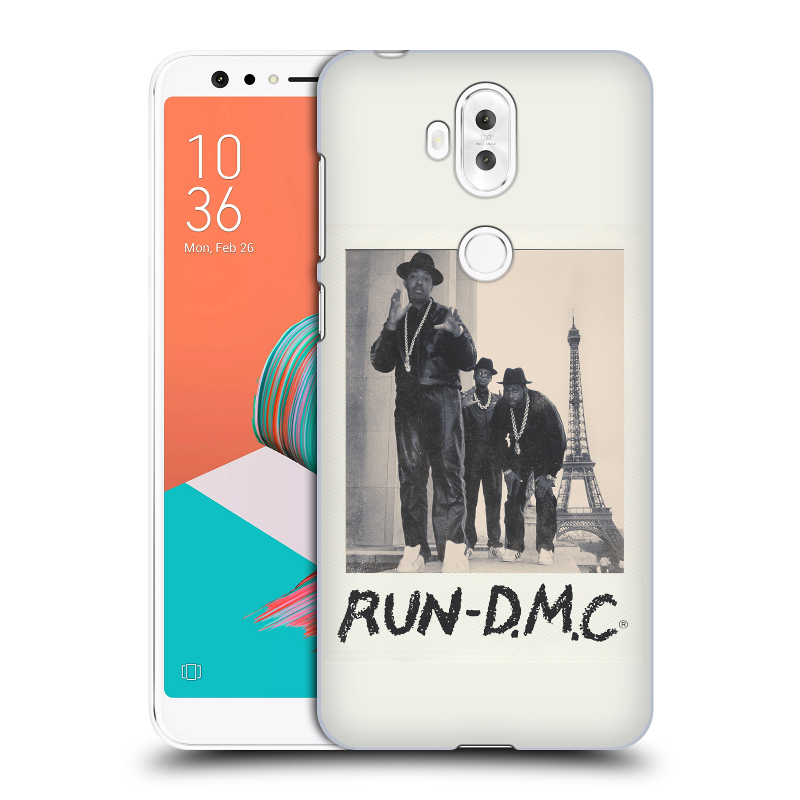 HEAD CASE plastový obal na mobil Asus Zenfone 5 LITE ZC600KL rapová kapela Run DMC foto polaroid