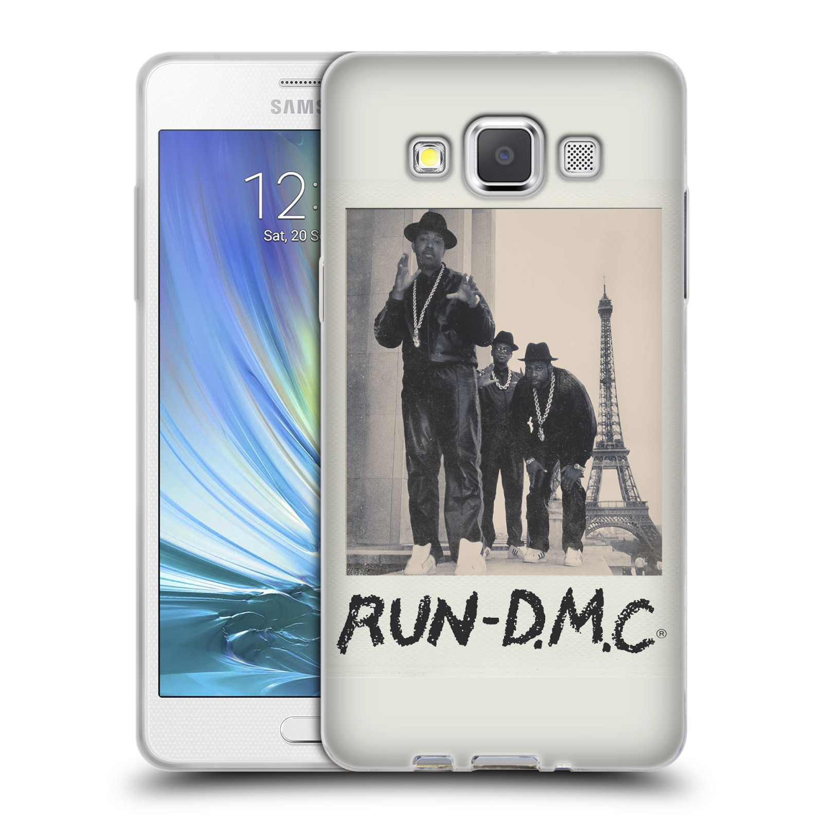 HEAD CASE silikonový obal na mobil Samsung Galaxy A5 (A500) rapová kapela Run DMC foto polaroid