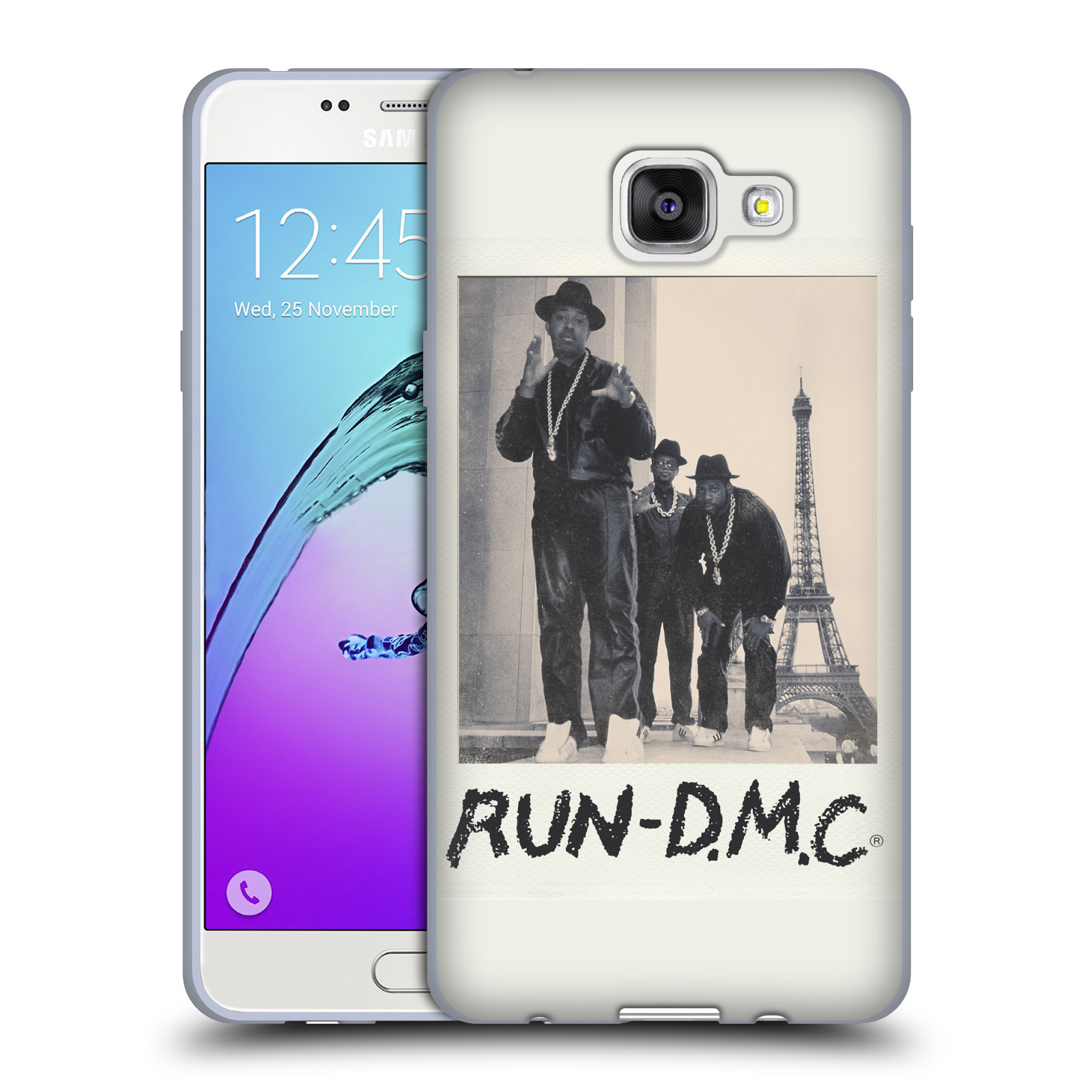 HEAD CASE silikonový obal na mobil Samsung Galaxy A5 2016 (A510) rapová kapela Run DMC foto polaroid