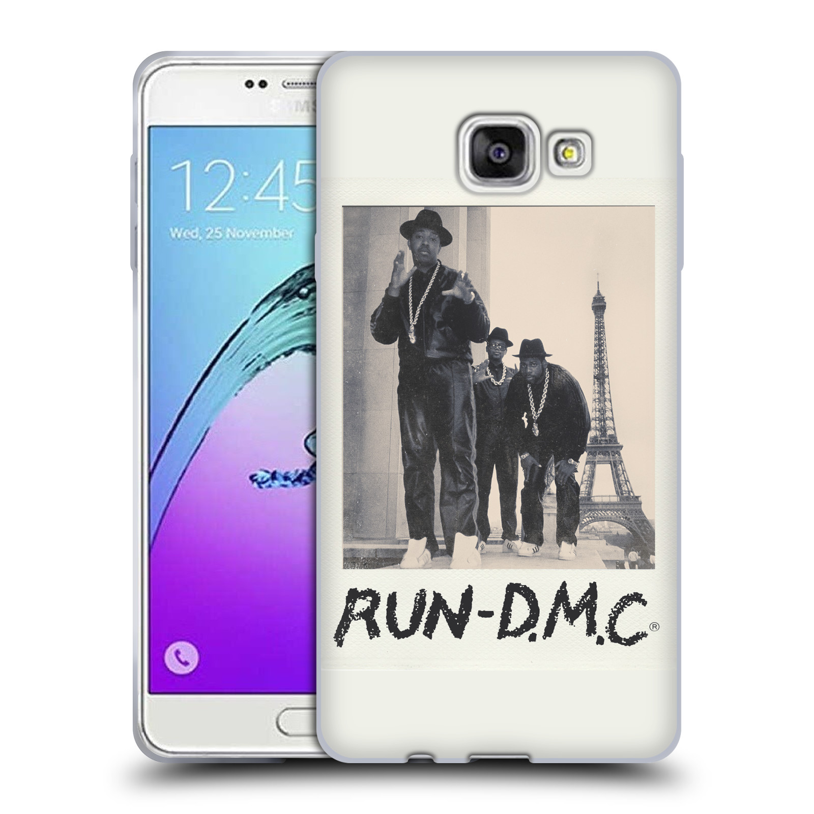HEAD CASE silikonový obal na mobil Samsung Galaxy A7 2017 (A720) rapová kapela Run DMC foto polaroid