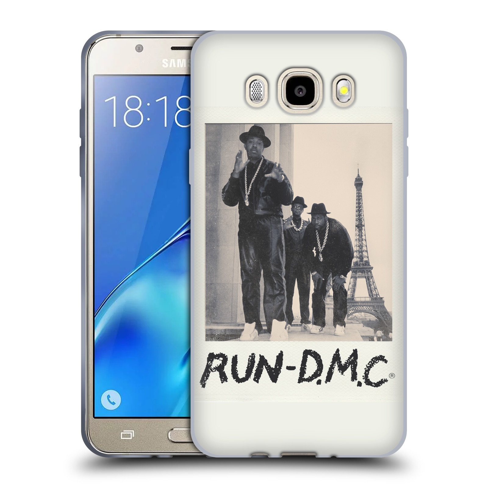 HEAD CASE silikonový obal na mobil Samsung Galaxy J5 2016 (J510) rapová kapela Run DMC foto polaroid