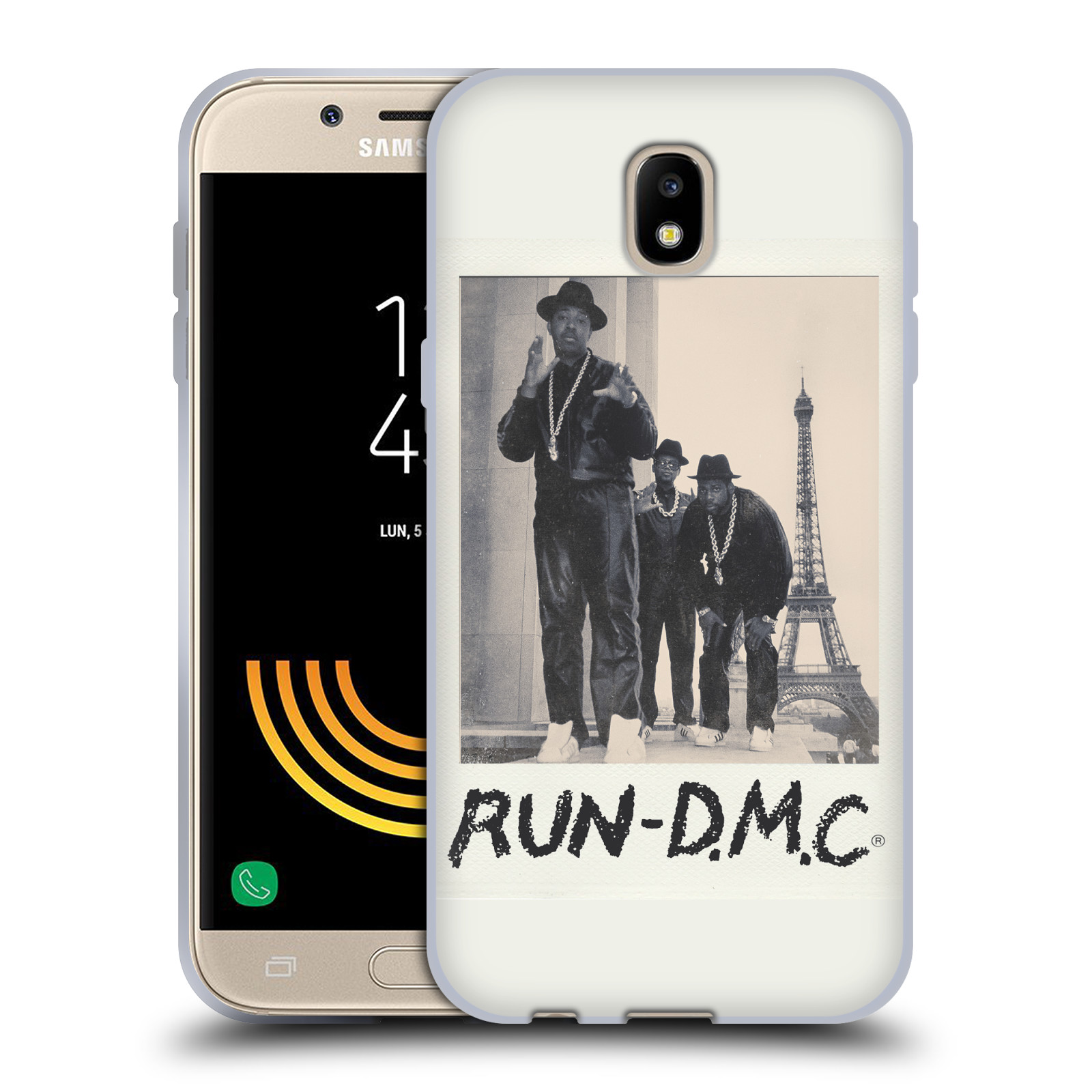 HEAD CASE silikonový obal na mobil Samsung Galaxy J5 2017 rapová kapela Run DMC foto polaroid