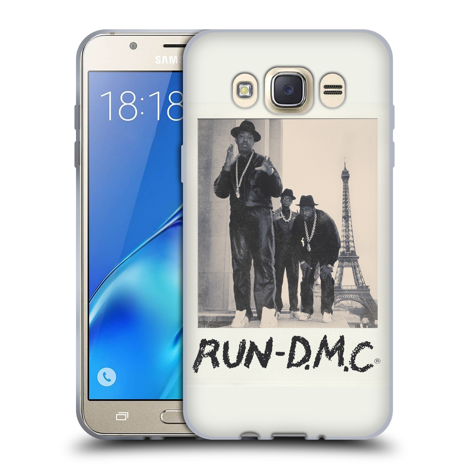 HEAD CASE silikonový obal na mobil Samsung Galaxy J7 2016 rapová kapela Run DMC foto polaroid