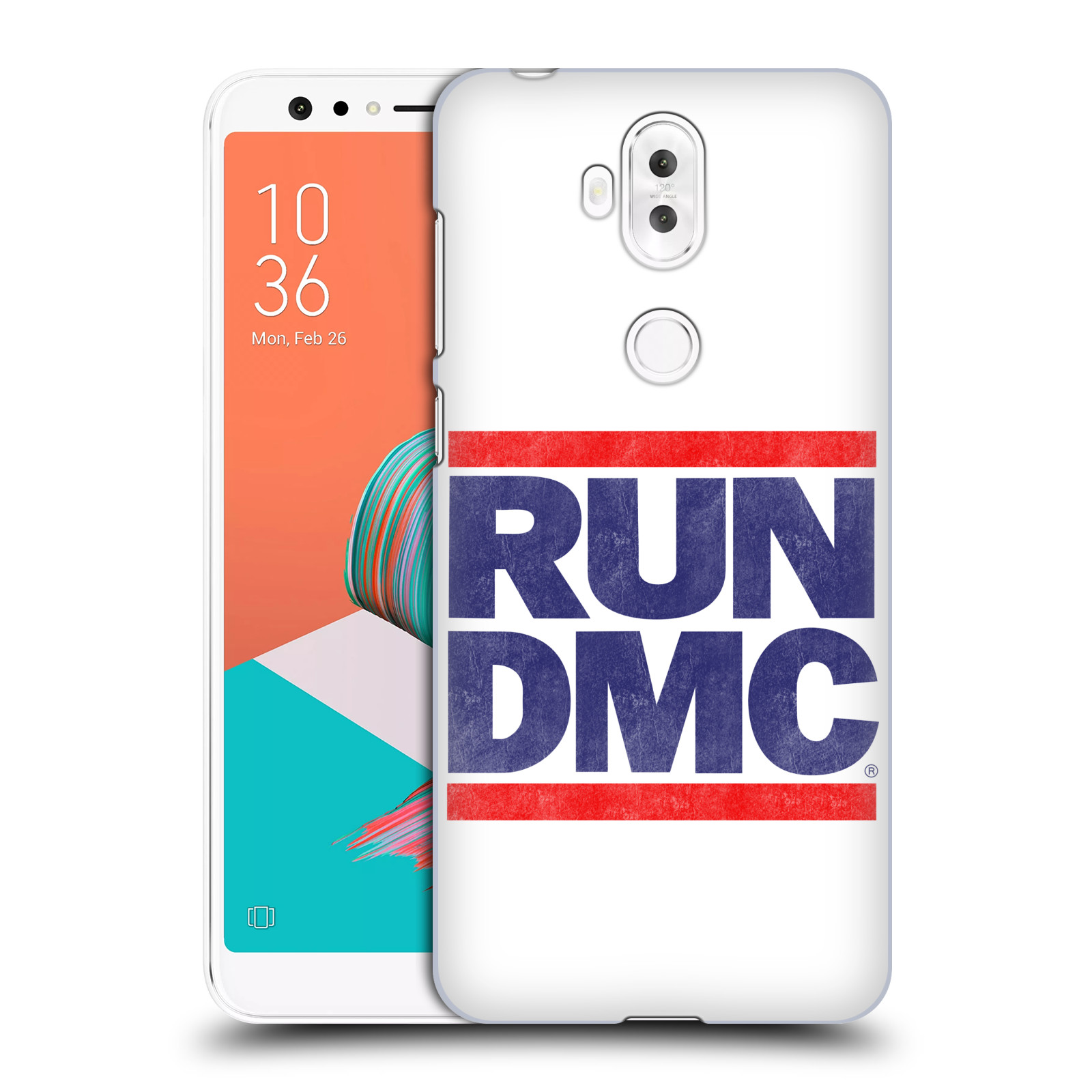 HEAD CASE plastový obal na mobil Asus Zenfone 5 LITE ZC600KL rapová kapela Run DMC modrá a červená nadpis