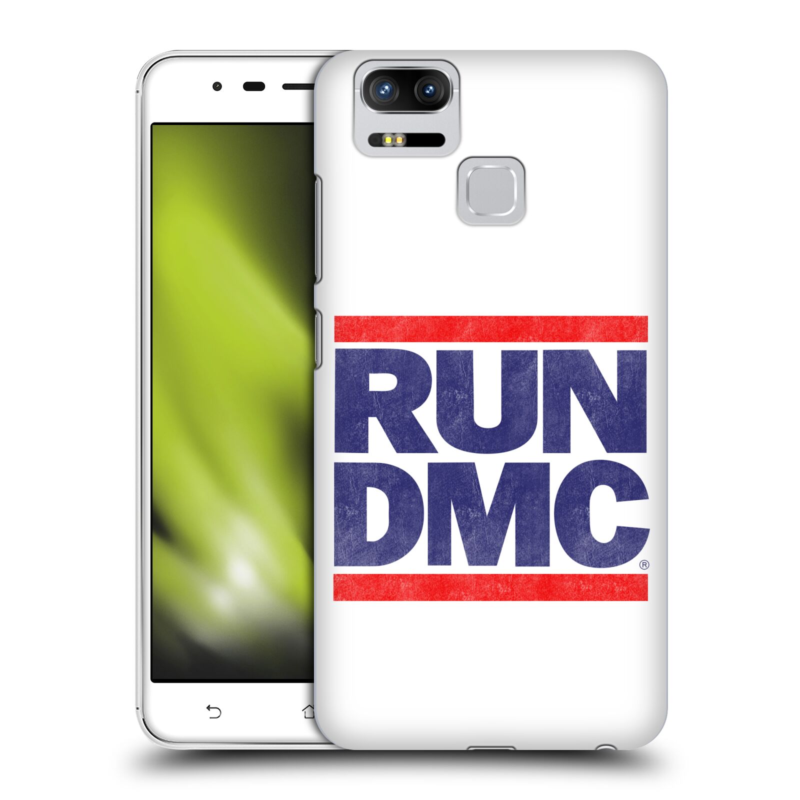HEAD CASE plastový obal na mobil Asus Zenfone 3 Zoom ZE553KL rapová kapela Run DMC modrá a červená nadpis